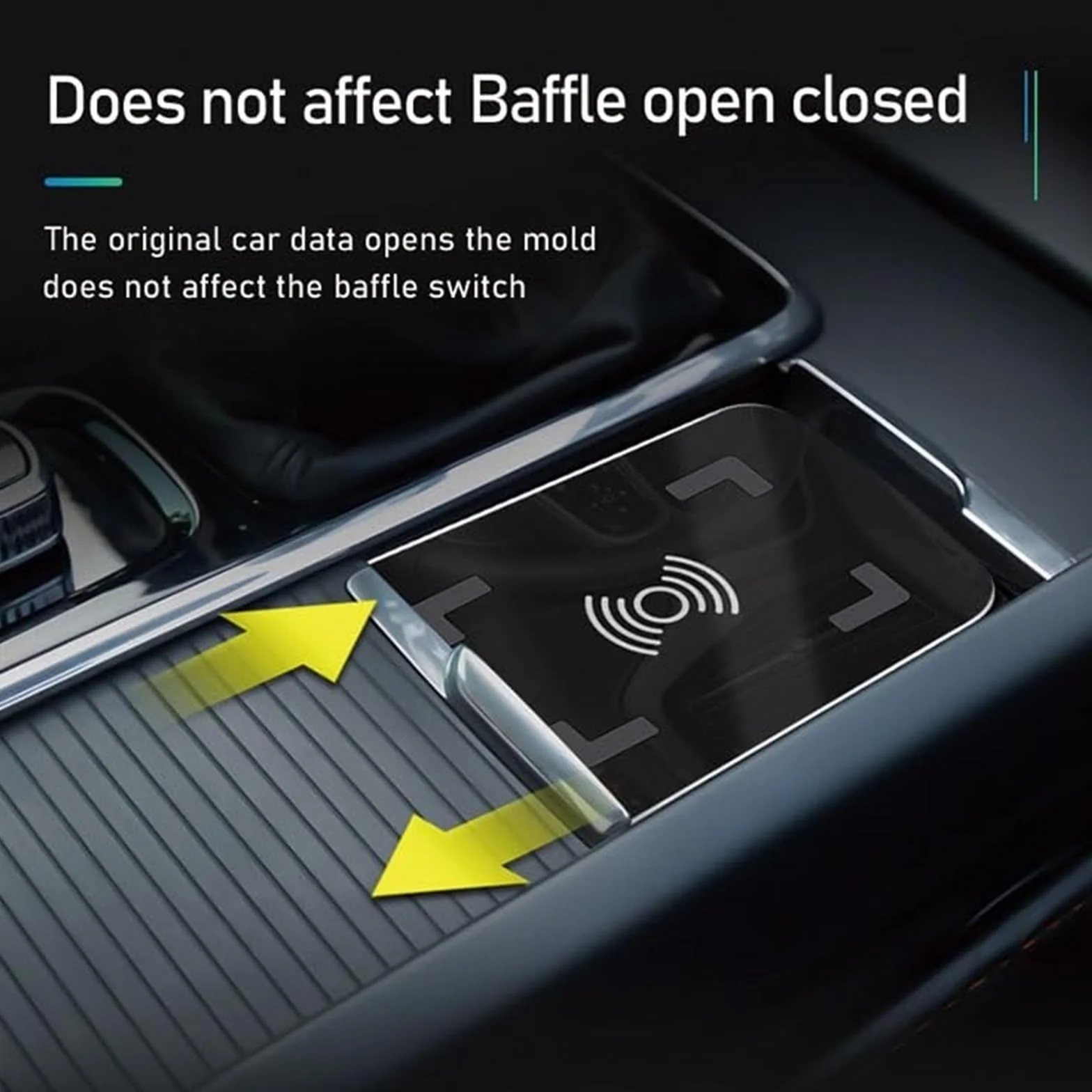 Ładowarka samochodowa bezprzewodowa QI do samochodu, panel ładowarki bezprzewodowej QI, podkładka ładująca telefon 15 W, do VOLVO, XC90, XC60, S90, S60, V90, V60, wszystkie telefony kompatybil