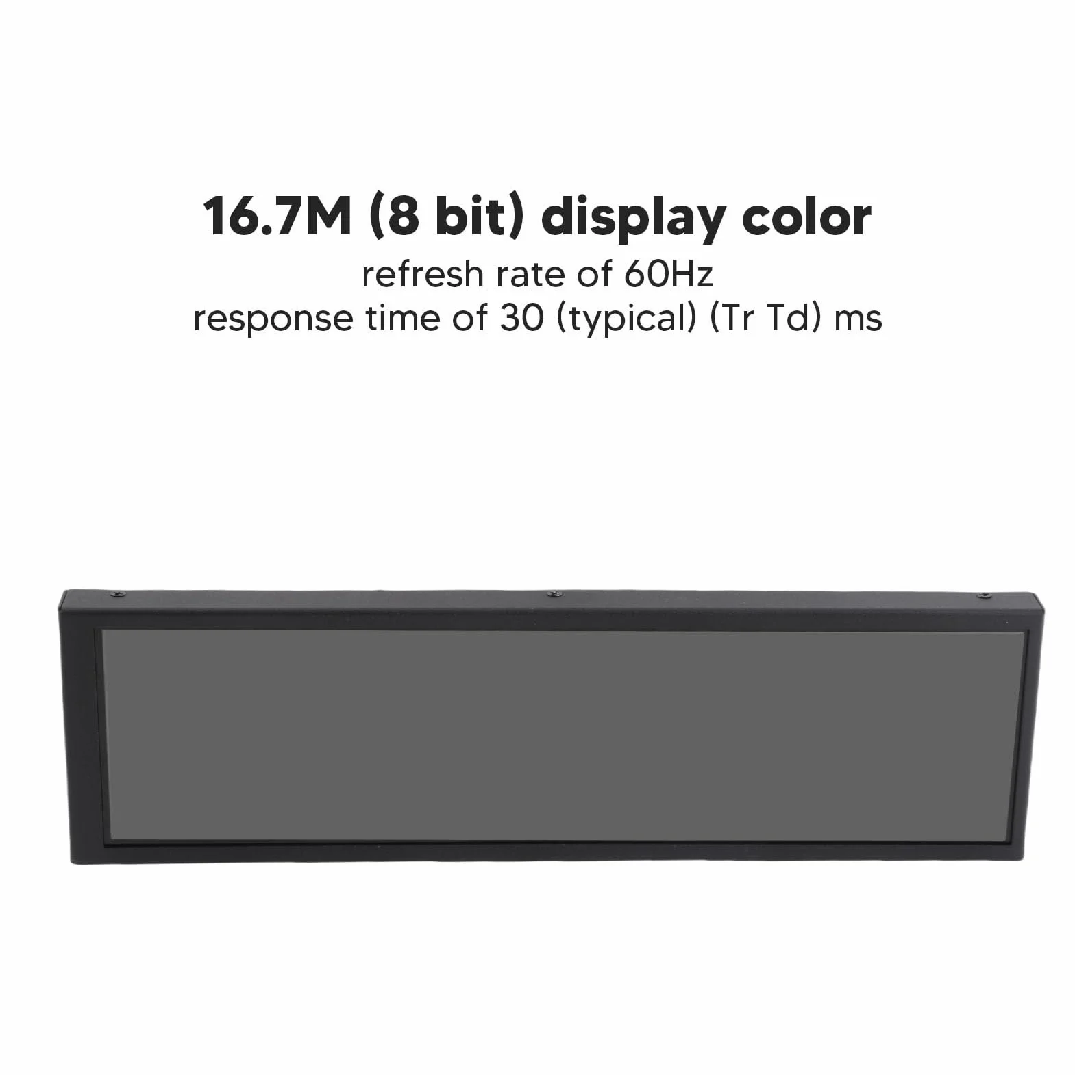 Monitor Dodatkowy, Mały Monitor Wyświetlacz LED 1920x480 8,8-calowy Ekran IPS Mini Ekran do Komputera PC do Monitora Samochodowego GPU Obudowa Komputera Ekran Pomocniczy Zestawy