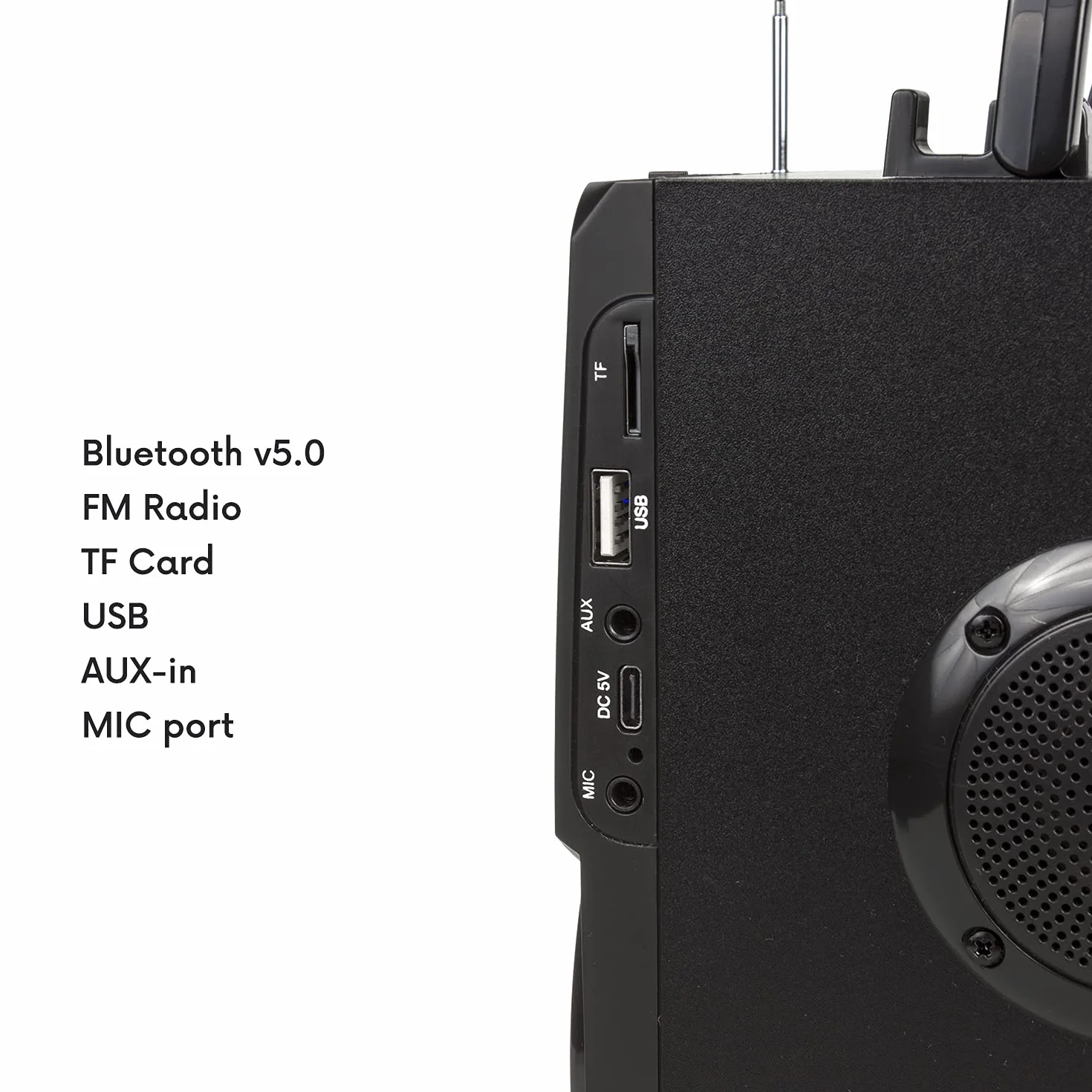 Audiocore AC730 Przenośny Głośnik Bluetooth 5.0 11W LED