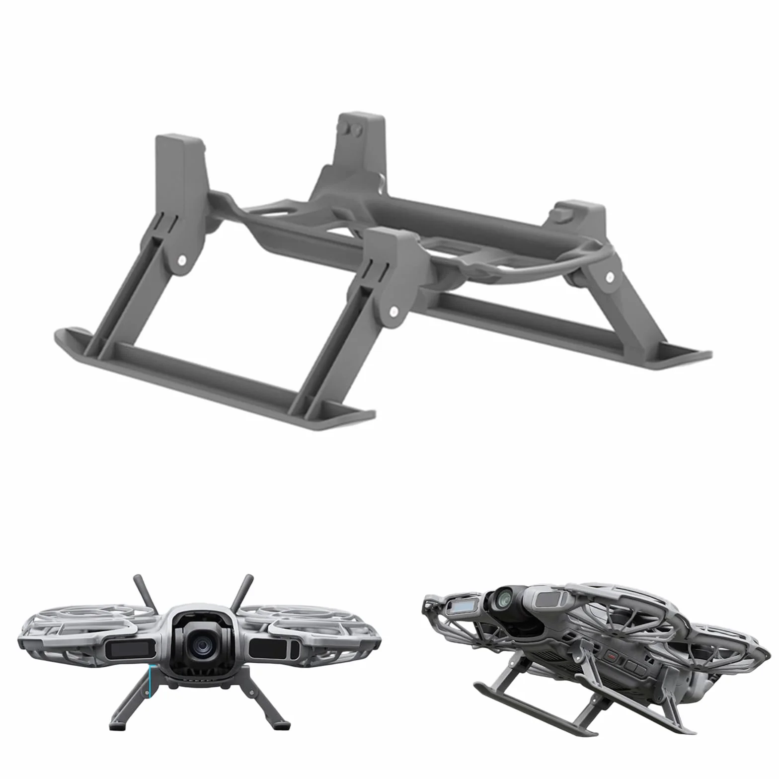 Podwozie saneczkowe do DJI NEO 2 akcesoria do drona, składane nogi do lądowania, zestaw przedłużający do drona DJI Neo 2, 20 mm, stojak zwiększający wysokość