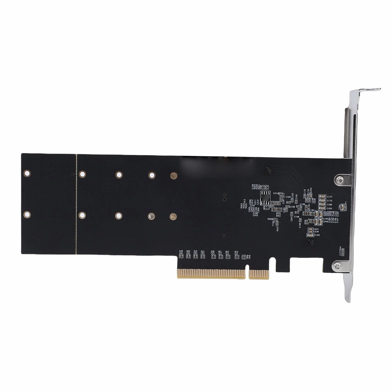 GOWENIC Podwójny Adapter PCIe Gen3 NVMe na PCIe z programową funkcjonalnością do Niestandardowej Konfiguracji Pamięci Masowej