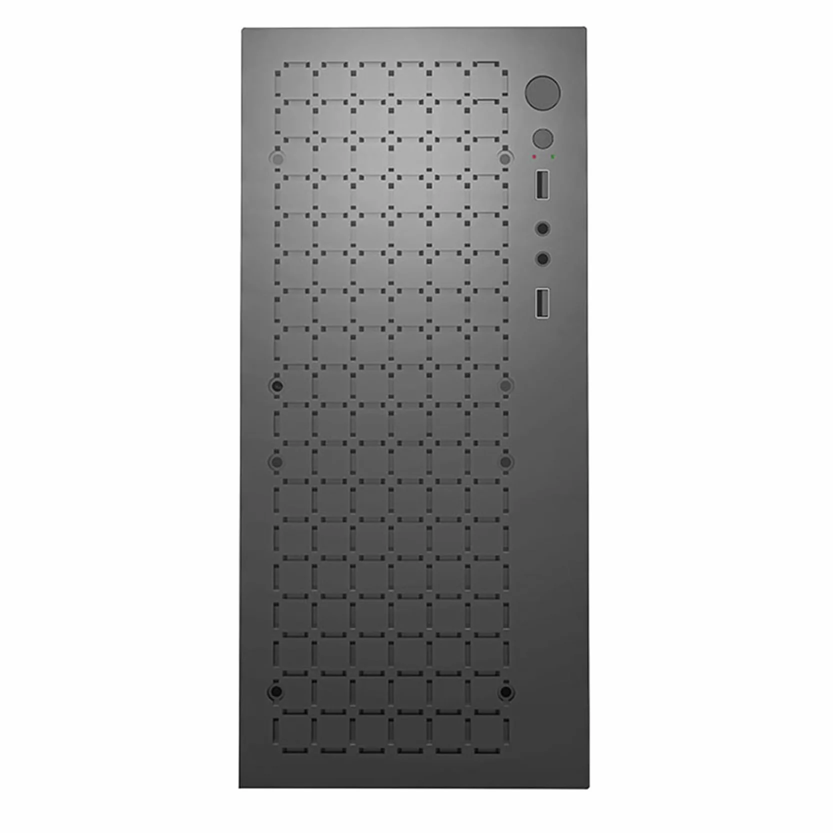 2X Obudowa Komputera MINI M-ATX/ITX Komputer PC Obudowa USB2.0 Obsługa Dysku SSD 3,5-Calowy Dysk Twardy Mini Obudowa Zasilacza