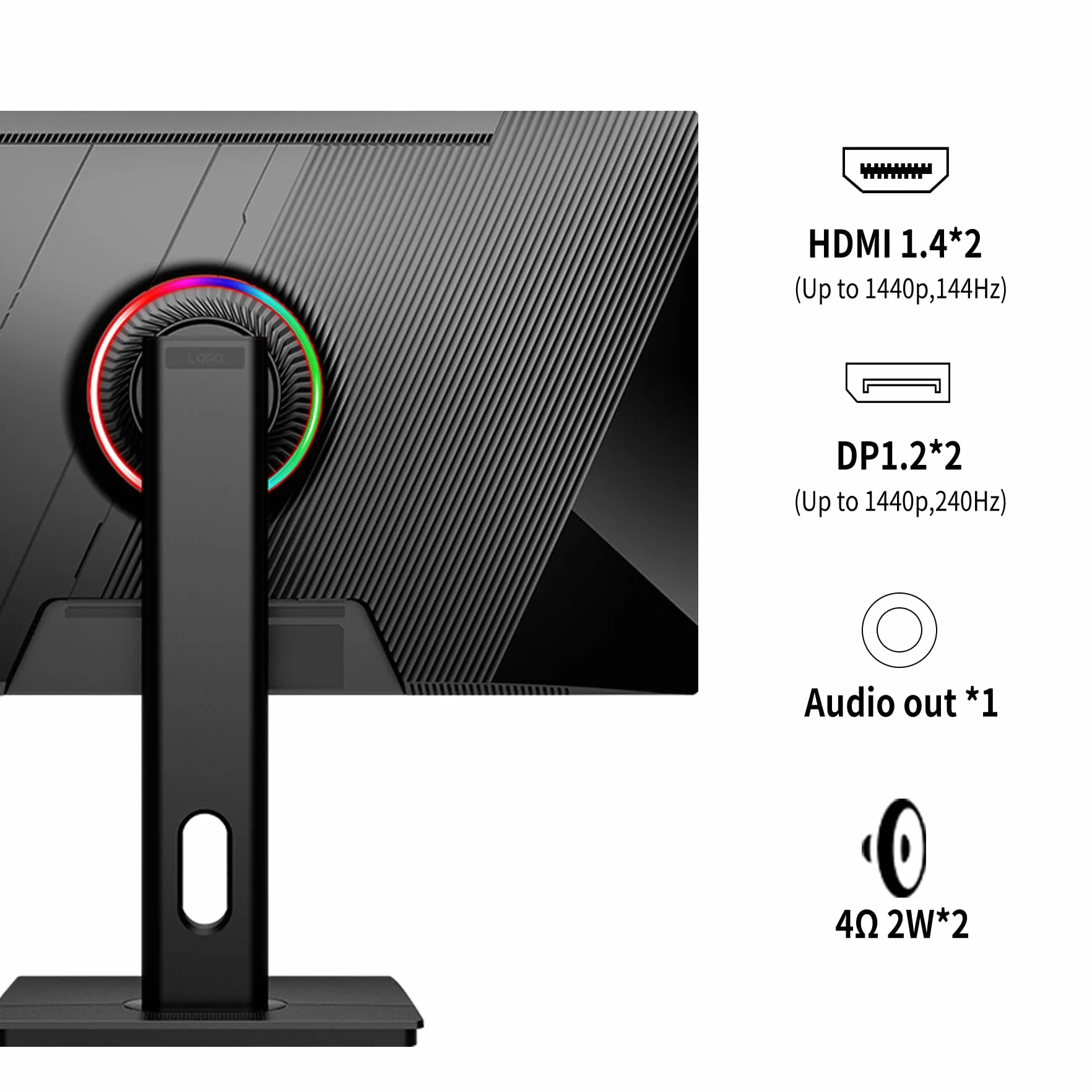 Viewedge 27-calowy monitor gamingowy (1080p 165Hz, 24 cale)