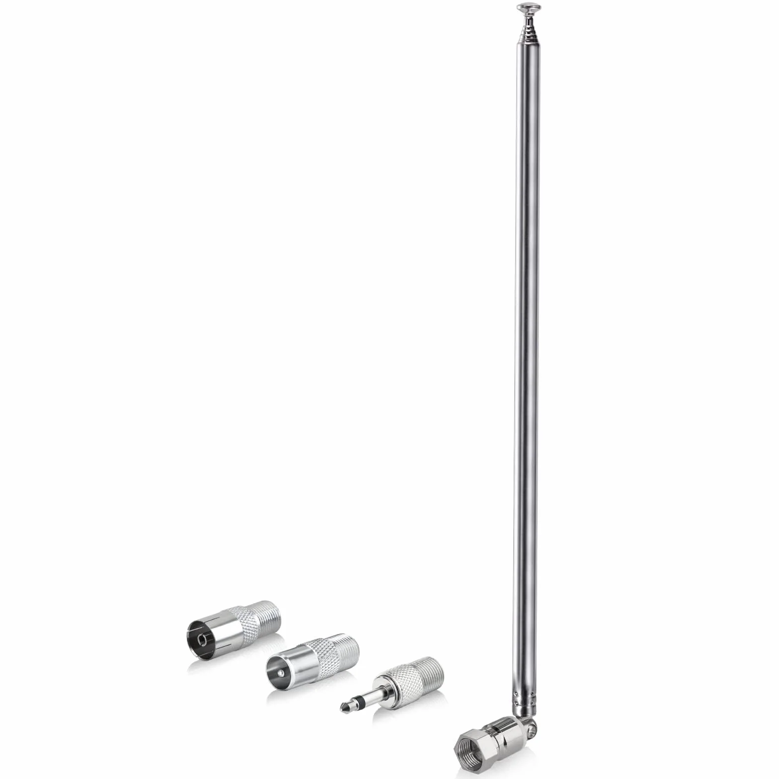Bingfu DAB FM UKW antena radiowa 75 Ohm Unbal antena teleskopowa antena pokojowa kompatybilna z Yamaha Denon Pioneer Marantz Bose Wave system muzyczny odbiornik stereo wewnętrzny odbiornik