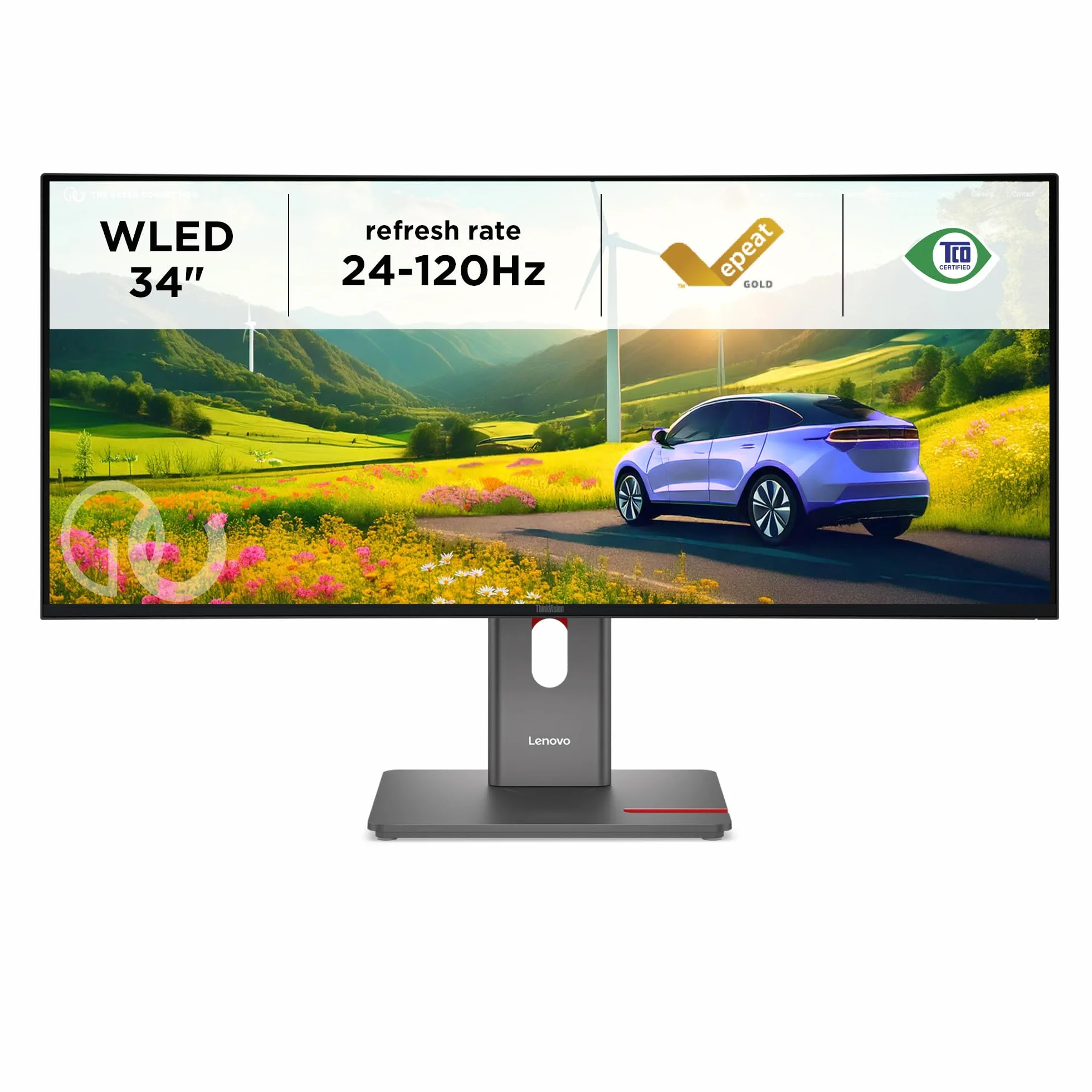 Lenovo ThinkVision P34WD-40 Monitor LED