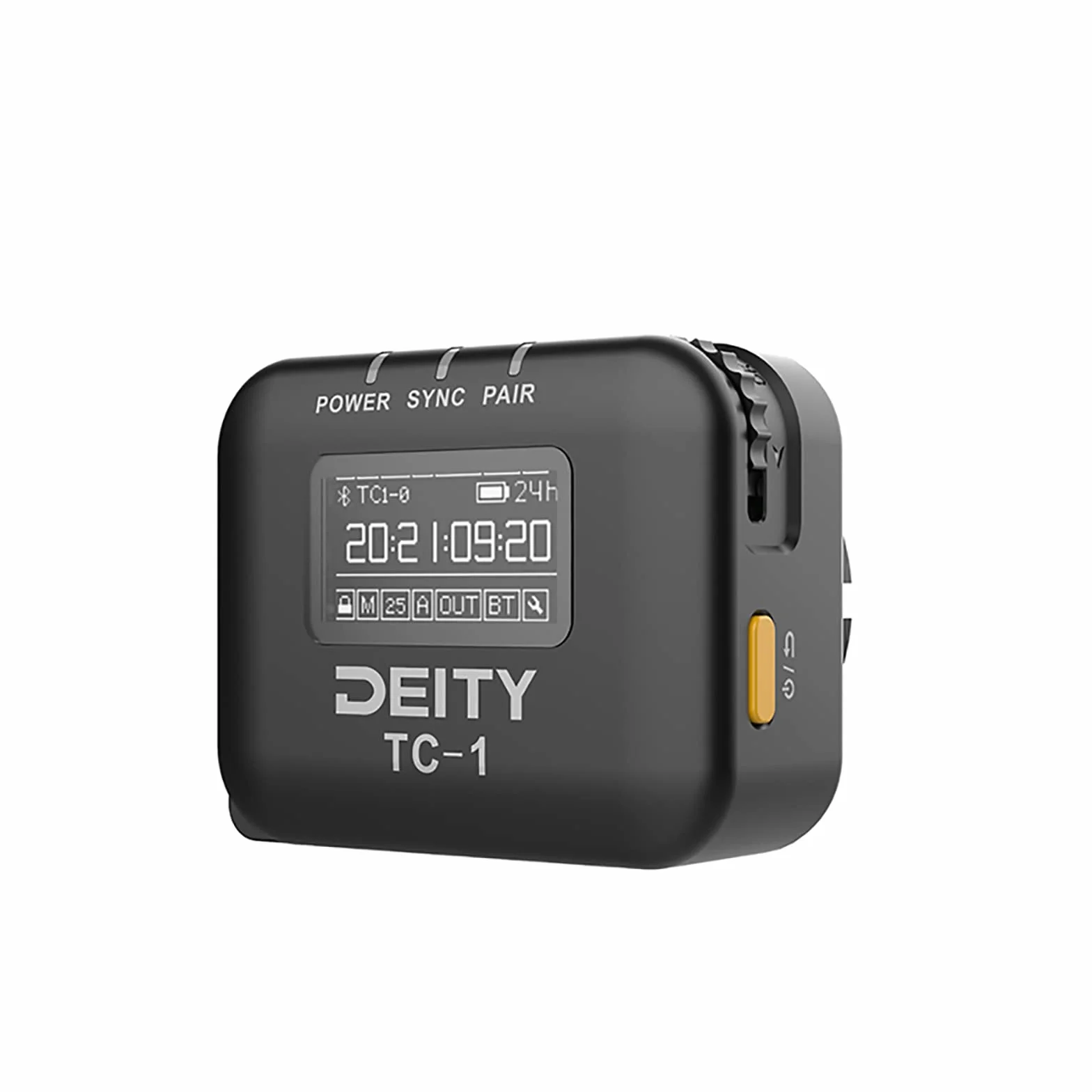 Deity TC-1 Bezprzewodowy generator kodów czasowych, radio 2,4 G, Bluetooth 5.0, obsługa aplikacji, kod, kod, z uchwytem na zimną stopkę DSLR, do nagrywania filmów (1 szt.)
