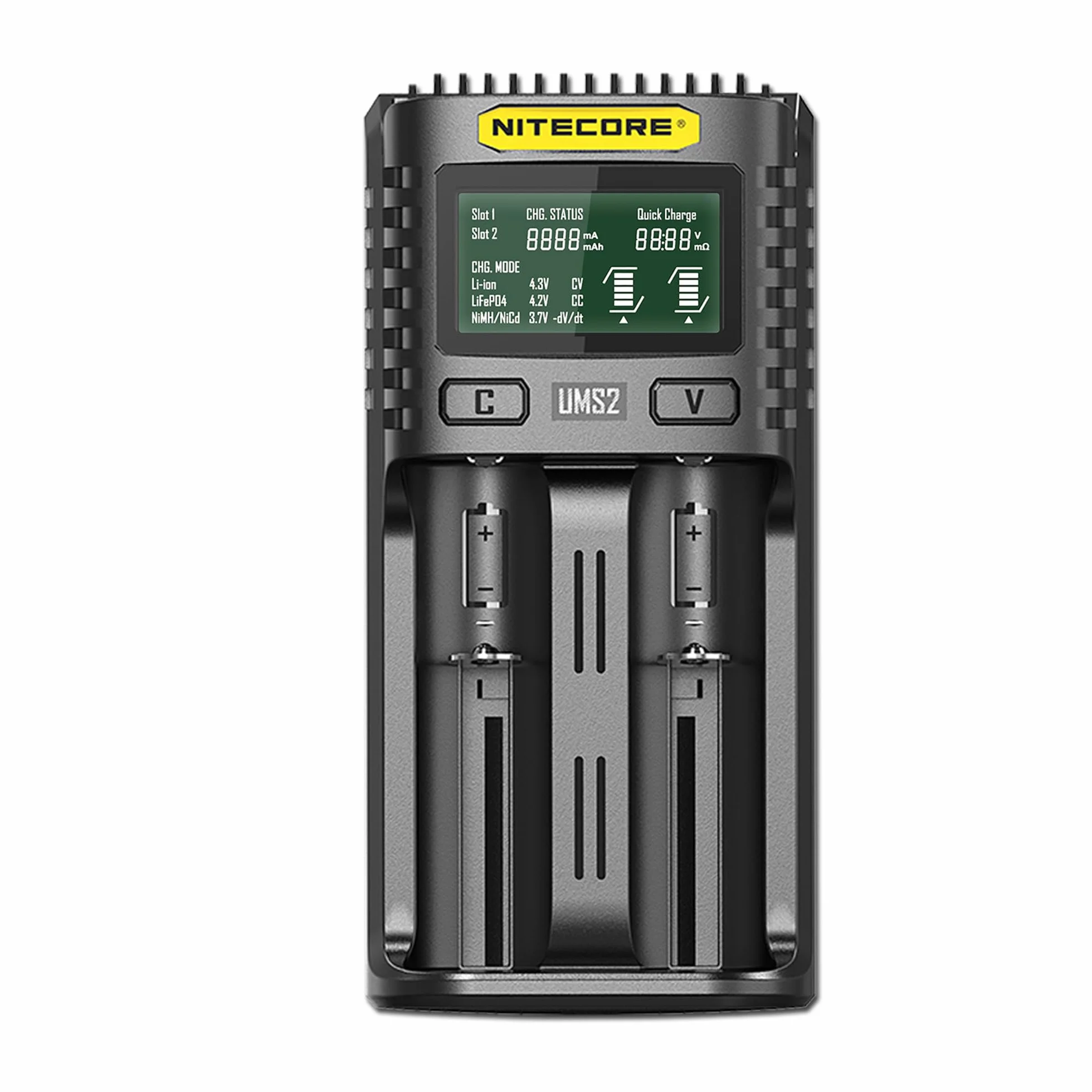 Nitecore Unisex UMS2 akcesoria do aparatu, czarny, dł.: 152 x dł.: 73 x wys.: 40