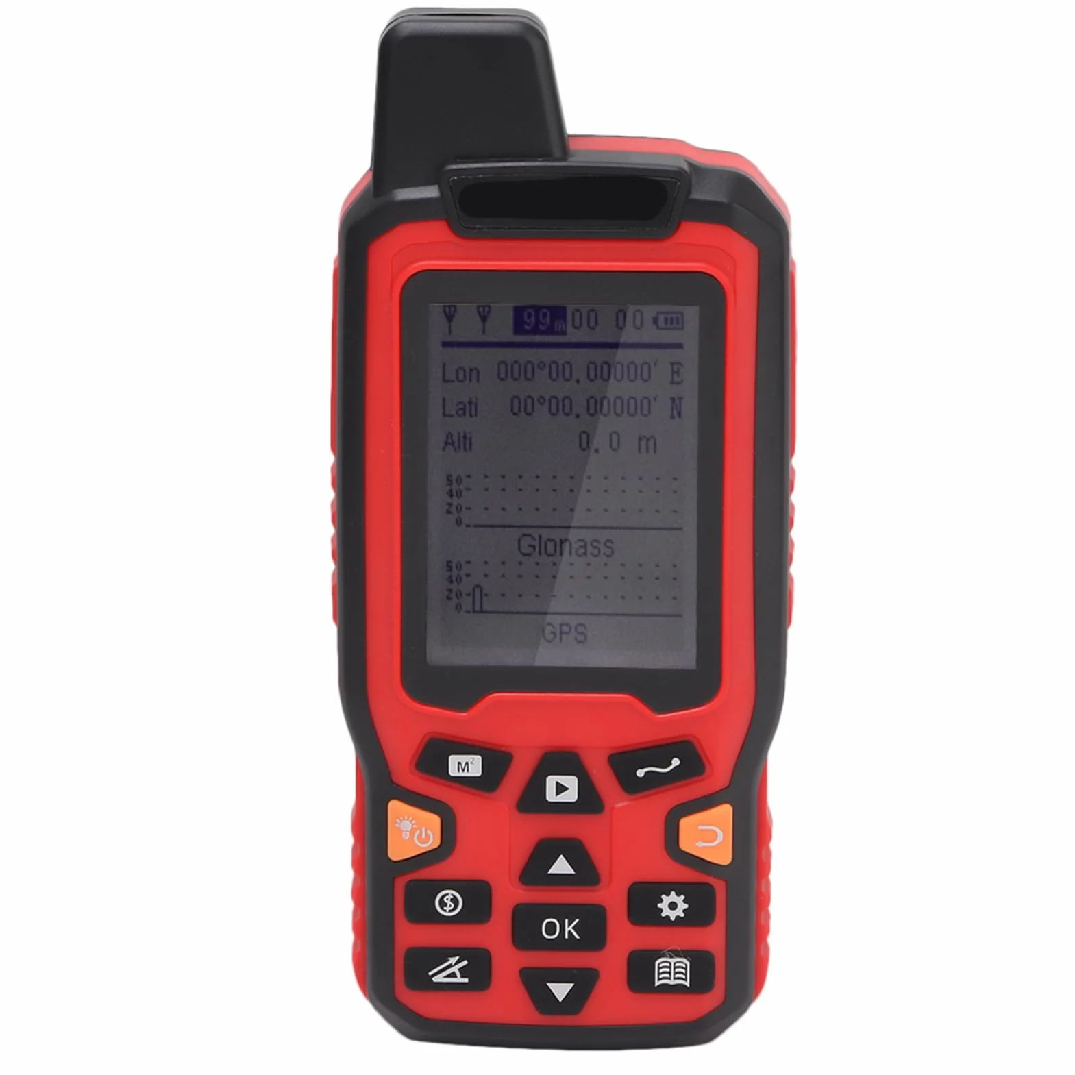 Keenso ZL-180 GPS Handheld Navigation Track Obszar Torta z Wyświetlaczem w Czasie Rzeczywistym i Akumulatorami o Dużej Pojemności, Idealny dla Geoderzy i Przygody na świeżym Powietrzu (wtyczka UE)