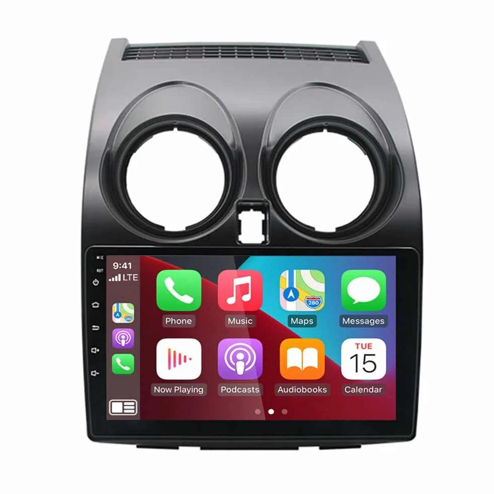 Asudaro Radio samochodowe 2+32G Nawigacja GPS Wi-Fi, 9-calowy ekran dotykowy Nawigacja GPS Samochód Kompatybilny z J10 2007-2016 8227L-DEMO 1024 * 600 Kamera z czterema światłami nawigacja samochodowa