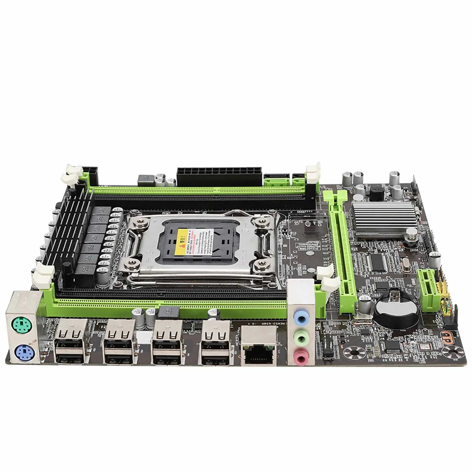 VBESTLIFE Płyta Główna do Komputera Stacjonarnego LGA 2011, Płyta Główna Komputera X79 Obsługa Pamięci DDR3 REG ECC Procesor I7 z gigabitową siecią LAN SATA3.0 PCIe do Gier