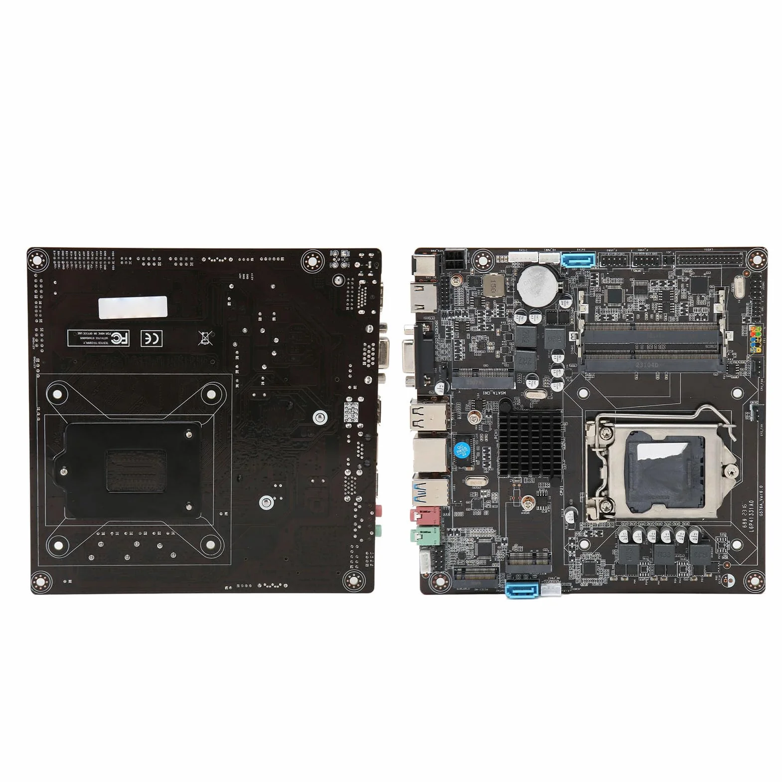 VBESTLIFE H81 płyta główna, LGA 1150 DDR3 ITX Gamingowa płyta główna do I3 I5 I7 do CPU 4. 5. generacji, M.2 VGA, HDMI, 2 porty audio, do komputerów DIY