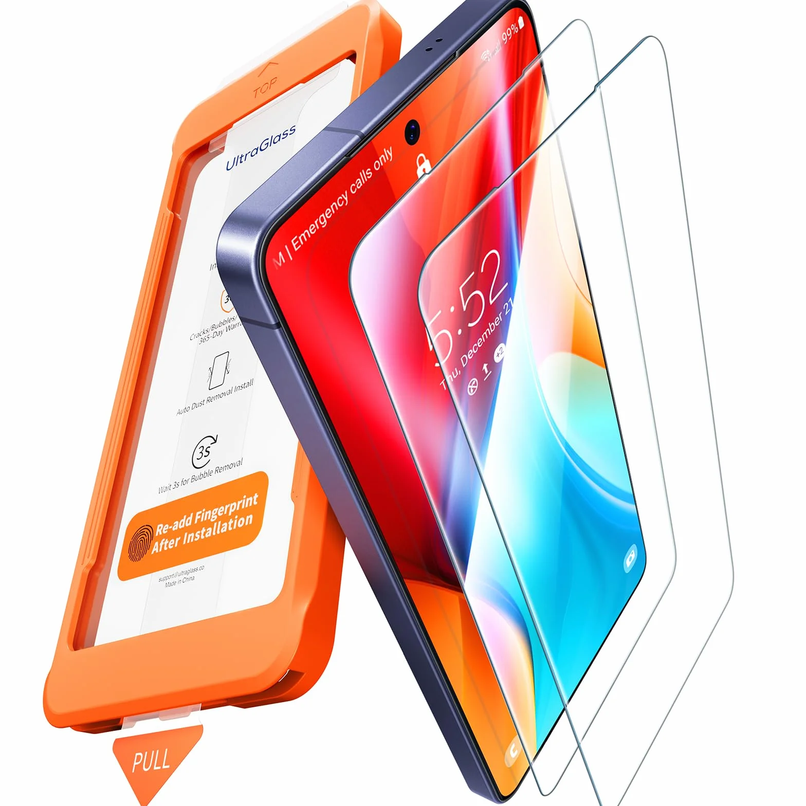 UltraGlass TOP 9H+ pancerz do Samsung Galaxy S26 Ultra ochraniacz ekranu [NO.1 ochrona klasy wojskowej] do Samsung S26 Ultra ochraniacz ekranu ze szkła hartowanego S26ultra, etui na telefon, 2 szt
