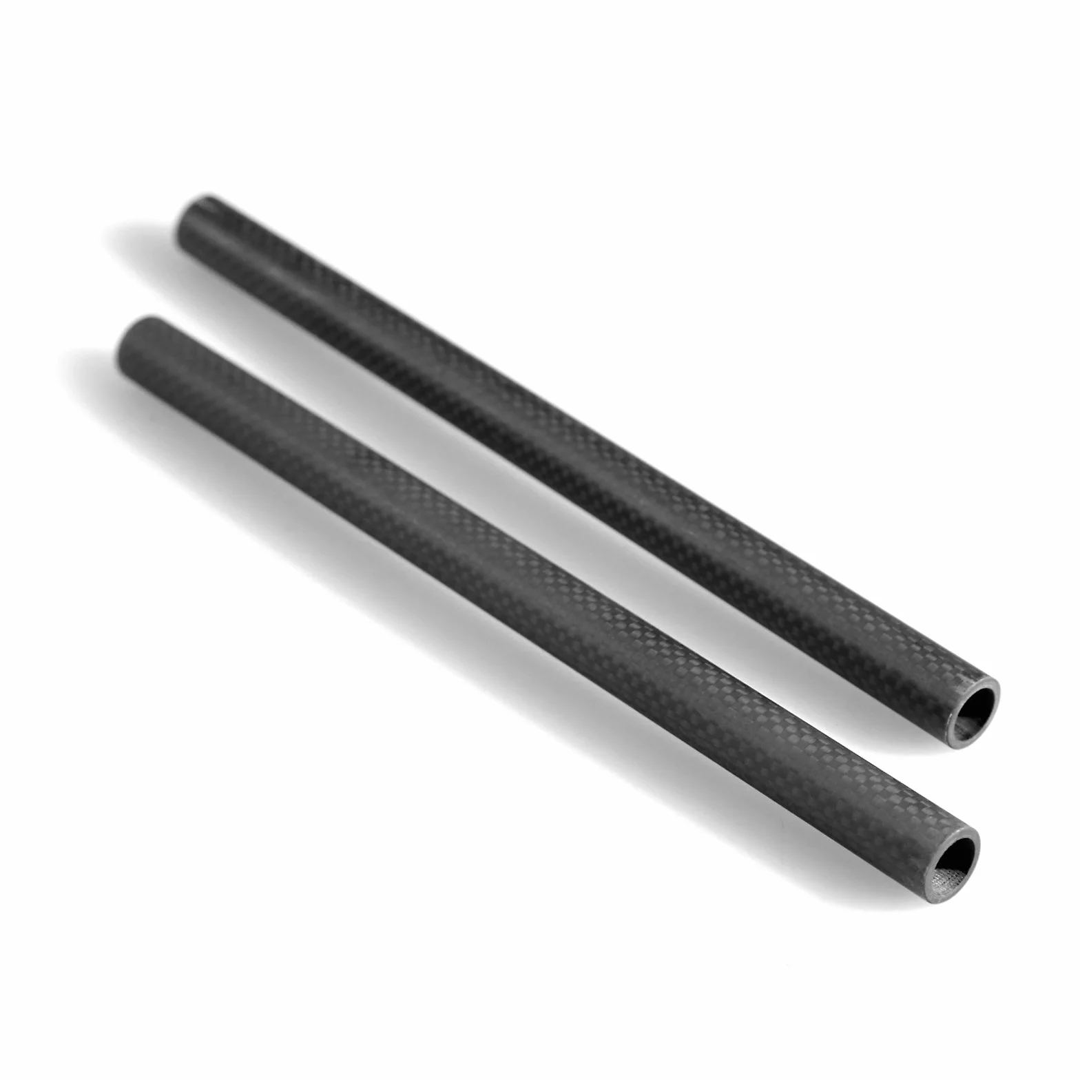 SMALLRIG Pręty z włókna węglowego15 mm (9 cali) do systemu wsporników prętów 15 mm, mocowanie LCD, podkładka na ramię, wspornik obiektywu, śledzenie ostrości 15 mm - 1690