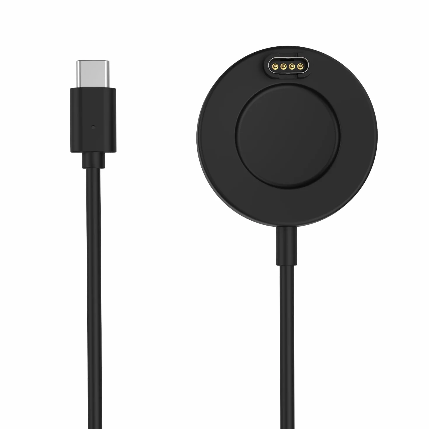 for Garmin Watch Charger Compatible with Garmin Vivoactive 6/5, Fenix 8/7/6/5, Forerunner 970/570/265, Instinct, Venu 4/3s, Charger Cable with 3.3 ft/1 m USB-C Charging Cable, Black