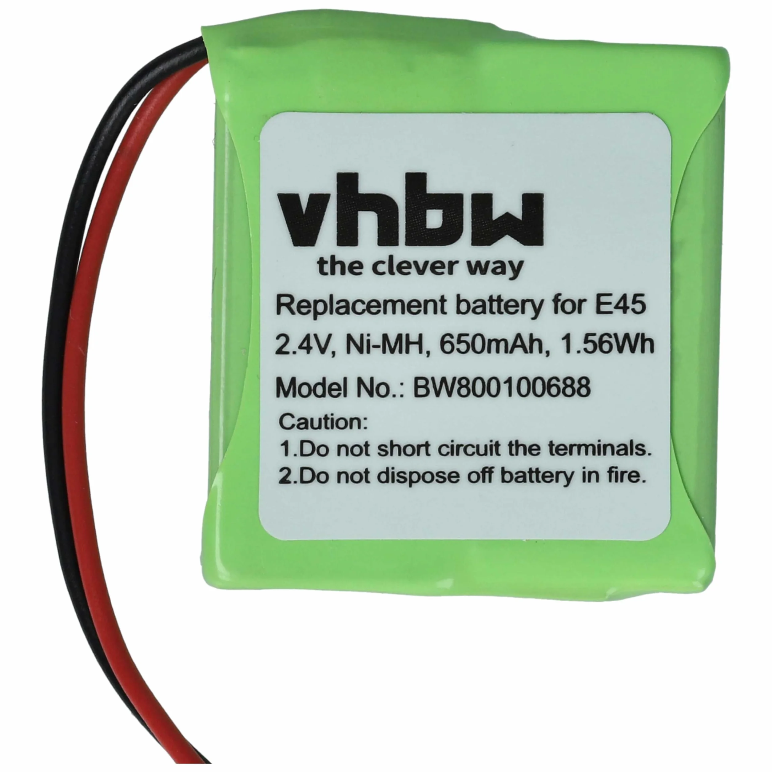 vhbw 10 x bateria zastępuje Siemens V30145-K1310-X382, S30852-D1751-X1 do telefonu bezprzewodowego (650mAh, 2,4V, NiMH)