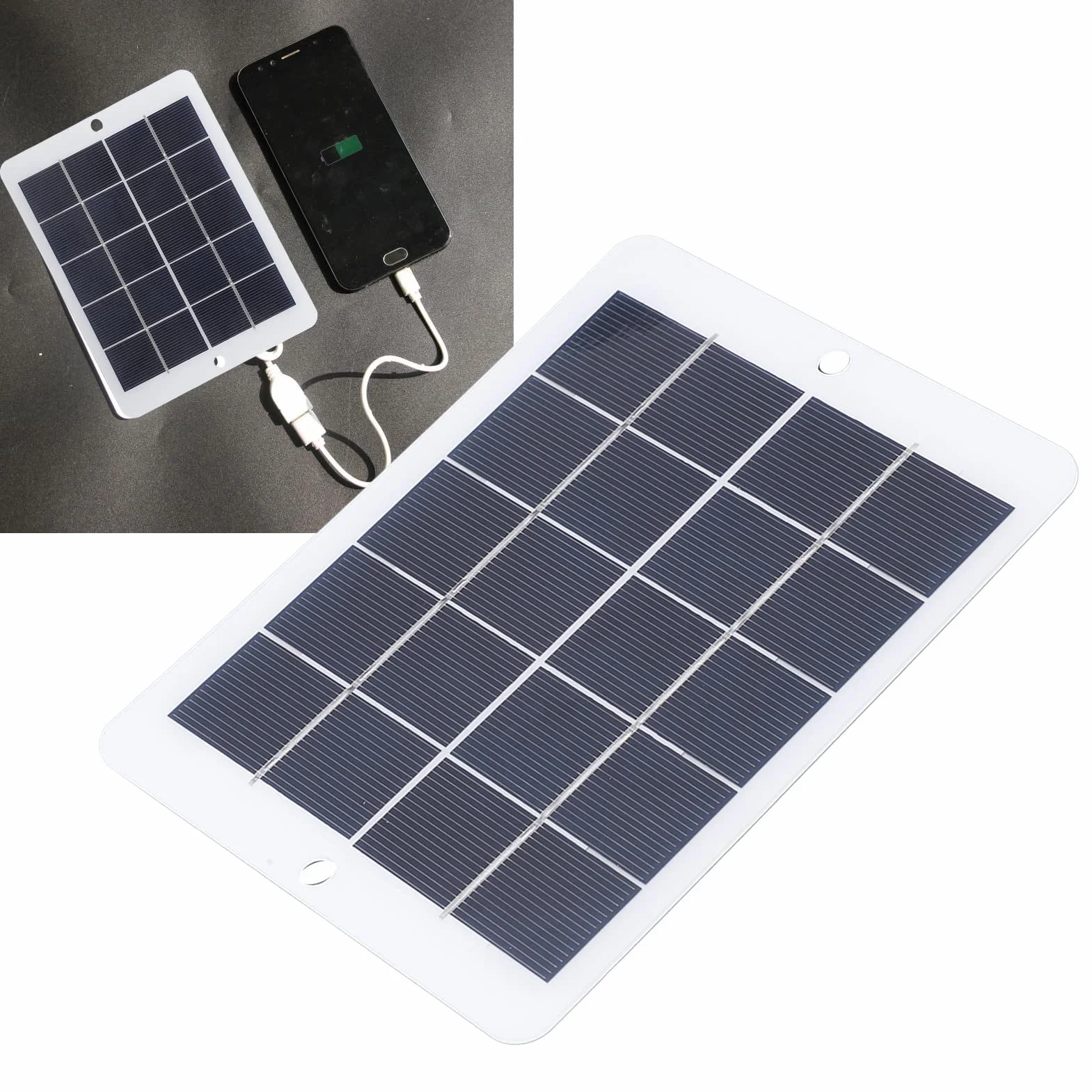 Mini Wodoodporny Panel Słoneczny 3W 5V Przenośna Ładowarka Solarna