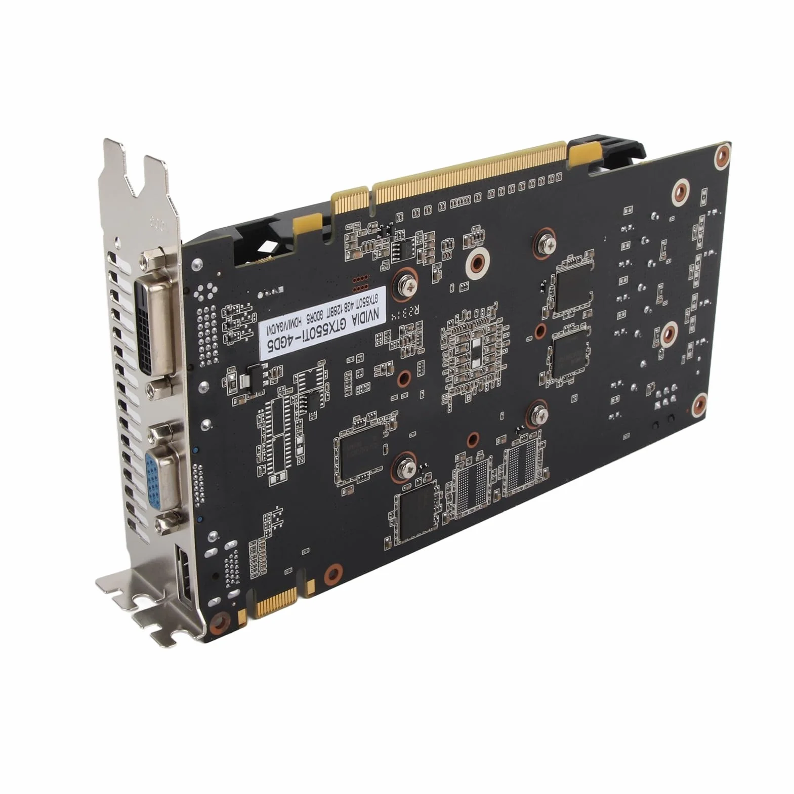 Karta Graficzna GTX550Ti, 4GB 128BIT GDDR5 3400MHZ Karta Graficzna do Gier Komputerowych, PCIE 2.0, Obsługa DirectX11