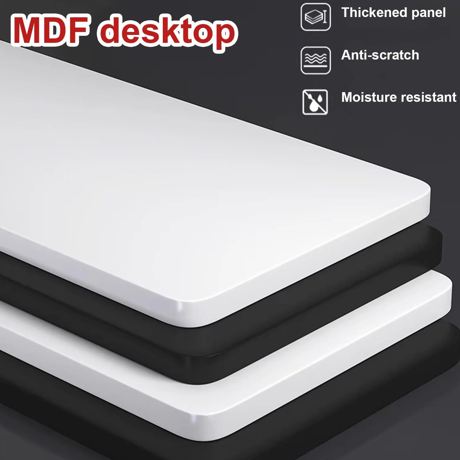 Wszechstronna półka biurkowa ClampOn do gier i akcesoriów biurowych, wytrzymały organizer na biurko, ergonomiczny monitor i podpórka pod laptopa, stojak na drukarkę, przedłużające półki na biurko
