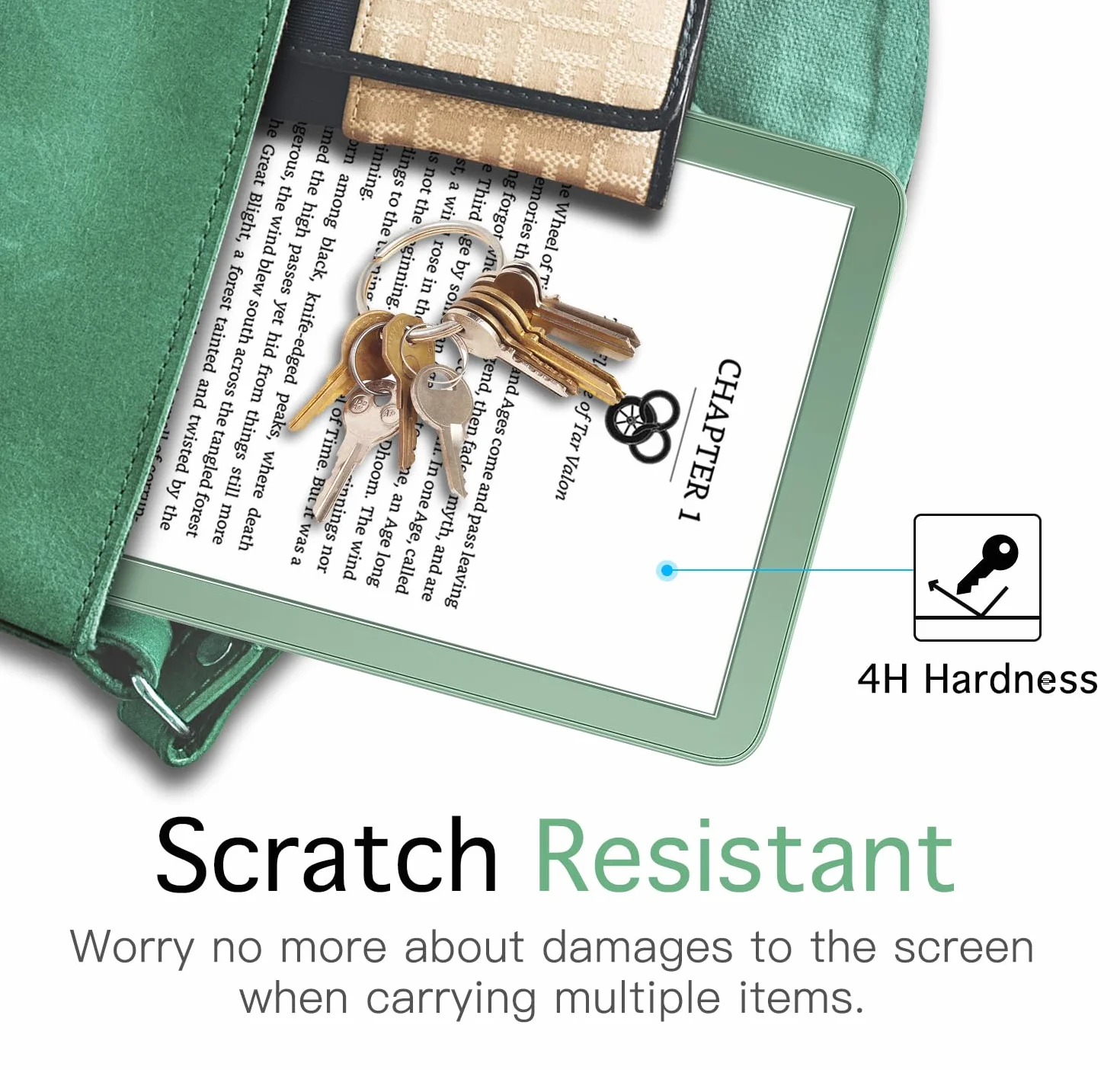 MoKo 2 Pack Antiglare Screen Protector for 6" All-New Kindle Basic 11th Generation 2024/2022, Kobo Clara, PocketBook, Matte PET Film