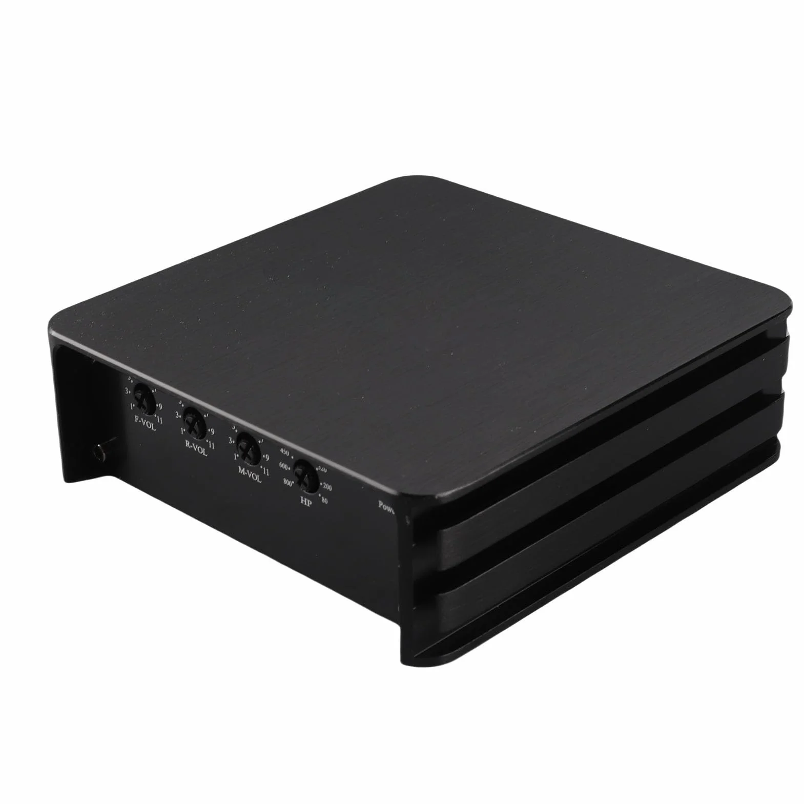 Pasuje do Wzmacniacza Samochodowego DSP dla Systemu 320W Ulepszona jakość Dźwięku Samochodowy Wzmacniacz Stereo do Samochodów z Korpusem ze Stopu Aluminium (6 kanałów)