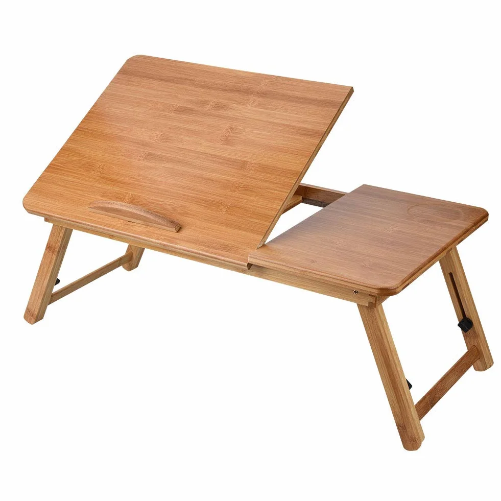 Semme Przenośna, Składana Podstawka do laptopa. Ergonomiczna Konstrukcja do Rozkładanej Sofy na biurko. Lekka, Oszczędzająca Miejsce Dzięki Antypoślizgowemu Uchwytowi na Kubek (62 * 34 bez szuflady)