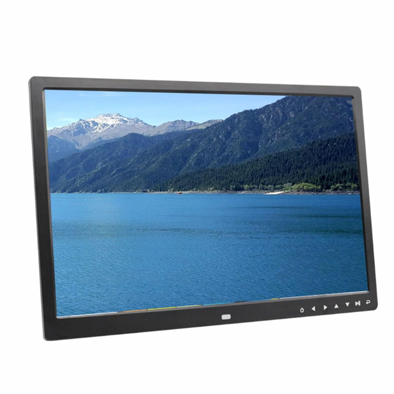 17-Calowa Cyfrowa Ramka Na Zdjęcia Hdmi – Elektroniczny Album Na Zdjęcia Montowany Na Ścianie(Czarny)