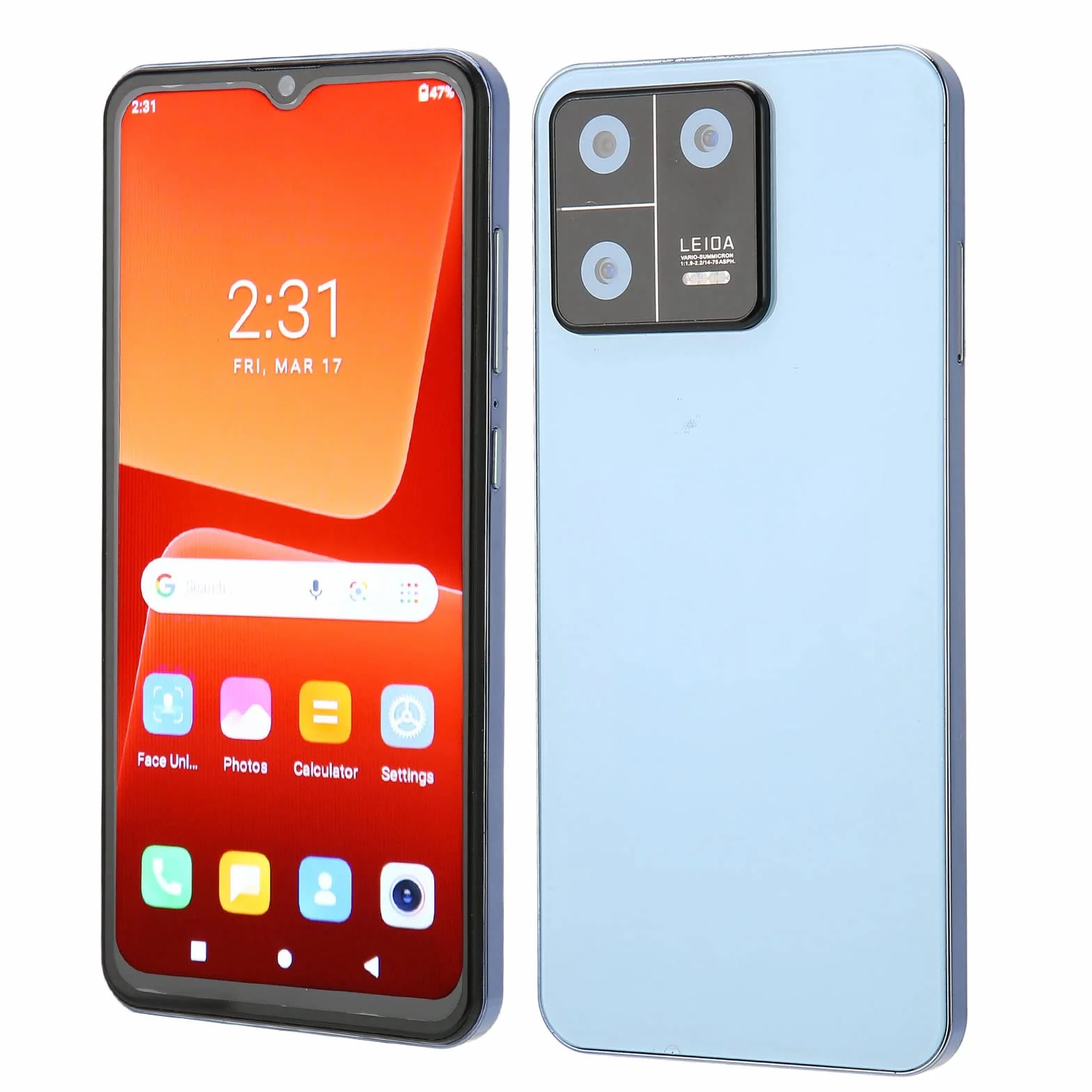 Odblokowane Telefony Komórkowe 4G, Smartfon Dual Sim 8G I 128 GB, Telefon Z Odblokowaniem Twarzą, Smartfon M13pro Z Ekranem O Przekątnej 6, 53 Cala dla Systemu Android 12(UE)