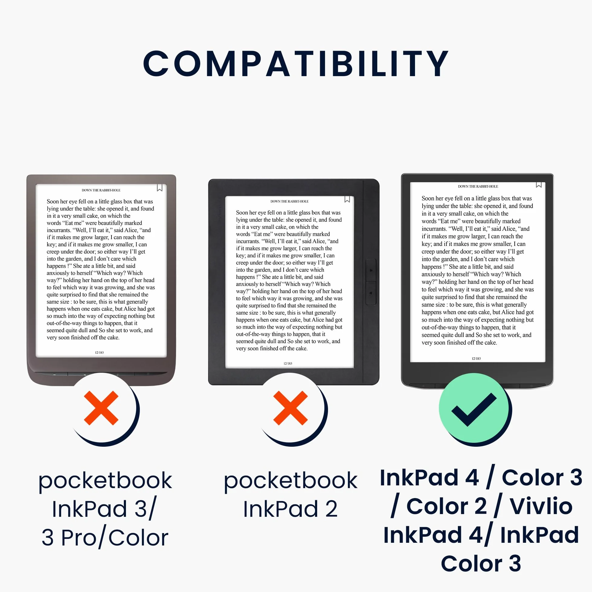 kwmobile Etui Kompatybilne z Pocketbook InkPad 4 / Color 3 / Color 2 / Vivlio InkPad 4 / InkPad Color 3 Etui - Magnetyczne Etui z Klapką na Tablet eReader Skóra syntetyczna - Petrol