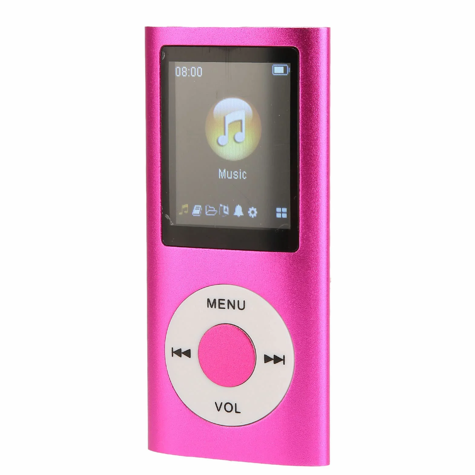 Odtwarzacz MP3 Bluetooth 64GB 1,8 Cala LCD Cyfrowy Odtwarzacz Muzyczny ze Słuchawkami Radiem FM Dyktafonem Ebookiem