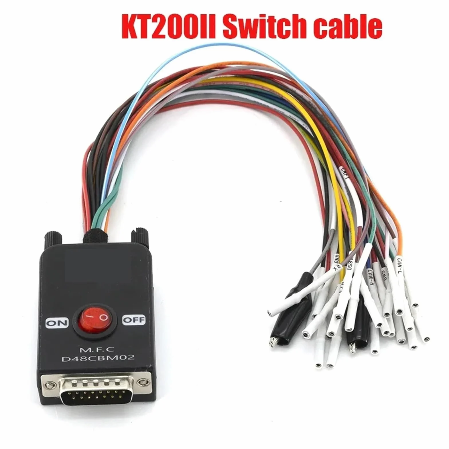 Kabel wielofunkcyjny / kabel przełączający, ECU KT200 KT200II programator (przez OBD / na stole warsztatowym / Jtag rozrusznika) do samochodów ciężarowych i samochodów osobowych