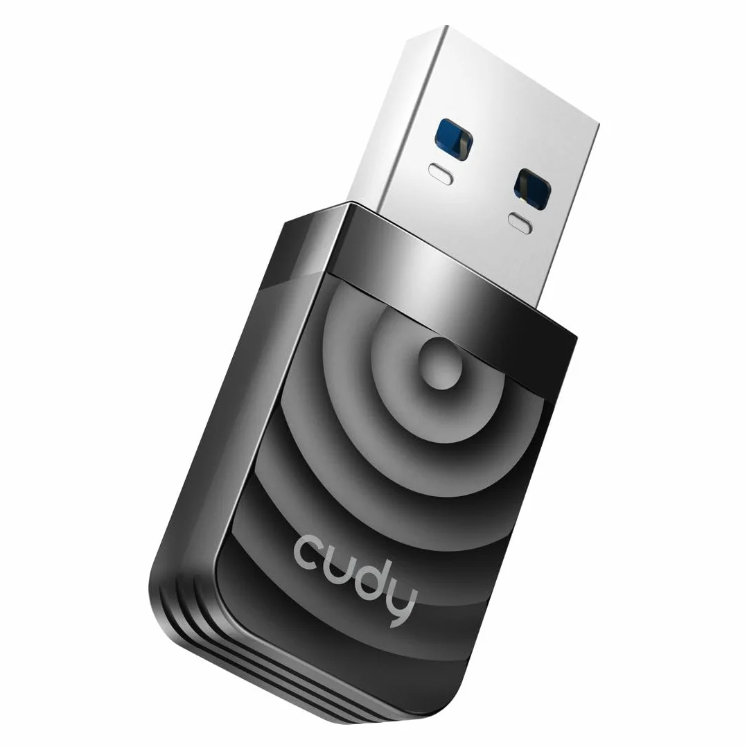 Cudy AC 1300 Mbps WiFi Adapter USB 3.0 na PC, 5Ghz/2.4Ghz, czarny