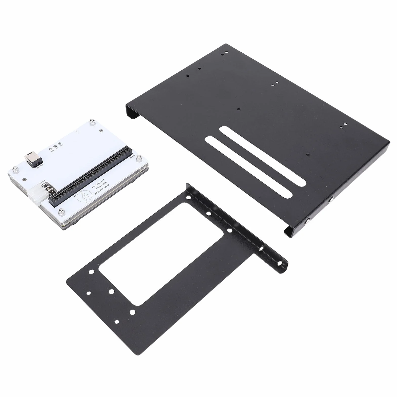 Generic Zewnętrzna Stacja Dokująca do Karty Graficznej Tryb Autonomiczny Gniazdo PCIE 16X Pasuje do Interfejsu 3 4 USB4 Przenośnych Konsol Gier, Entuzjastów Kart Dźwiękowych PCIE