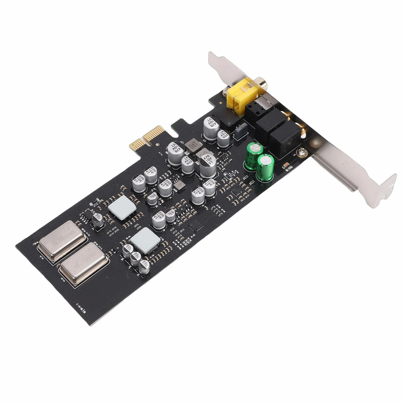 Karta Dźwiękowa PCIE, Profesjonalna Karta Dźwiękowa HiFi, z Dwoma Przetwornikami DAC z częstotliwością Próbkowania 192 KHz i Przetwornikiem Cyfrowo-analogowym SABRE ES9018K2M, Kompatybilna z