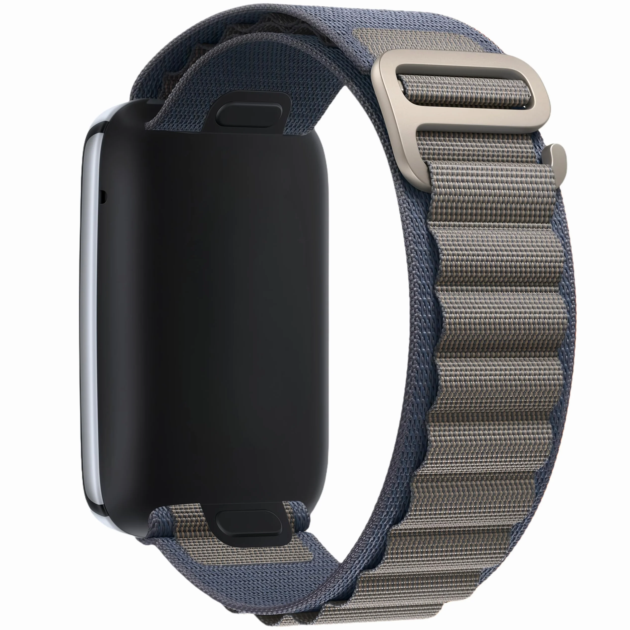Pasek Nylon Loop dla Apple Watch Ultra 3/2/1 SE 3/2/1 Series 11/10/9/8/7/6/5/4/3/2/1 – Regulowany Oddychający G-Hook 38-49 mm