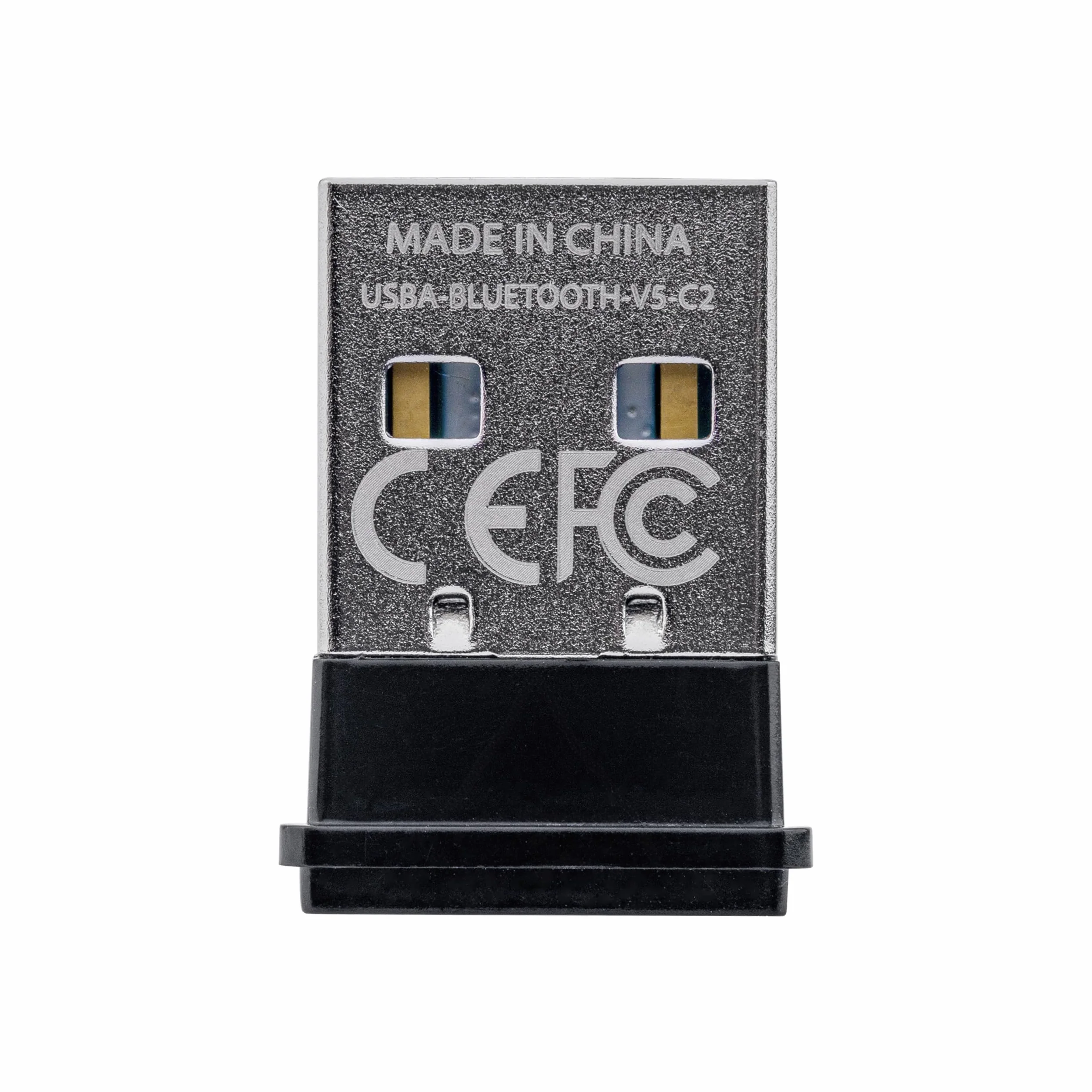 StarTech.com Adapter USB Bluetooth 5.0, adapter/klucz sprzętowy do komputera/laptopa, adapter BT, odbiornik Aux, Windows 10/Linux (USBA-BLUETOOTH-V5-C2), szary