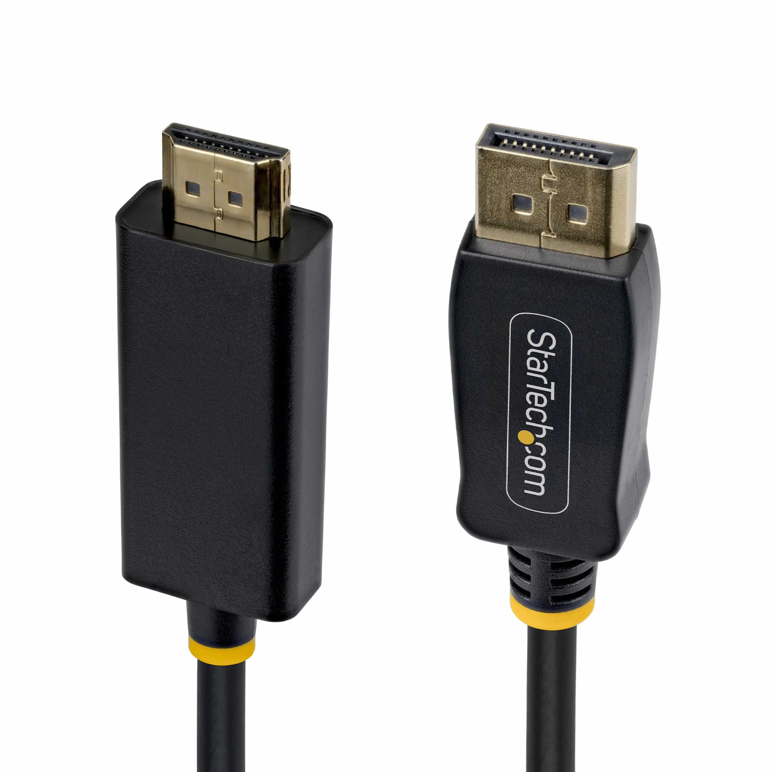 StarTech Kabel adaptera DisplayPort na HDMI 3 m, złącze HDMI, 4K przy 60 / 1440p przy 120, HDR, jednokierunkowy przewód do komputerów stacjonarnych, Lenovo, Dell, HP