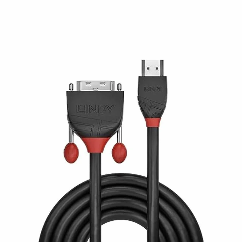 LINDY 36271 kabel HDMI do DVI, Black Line