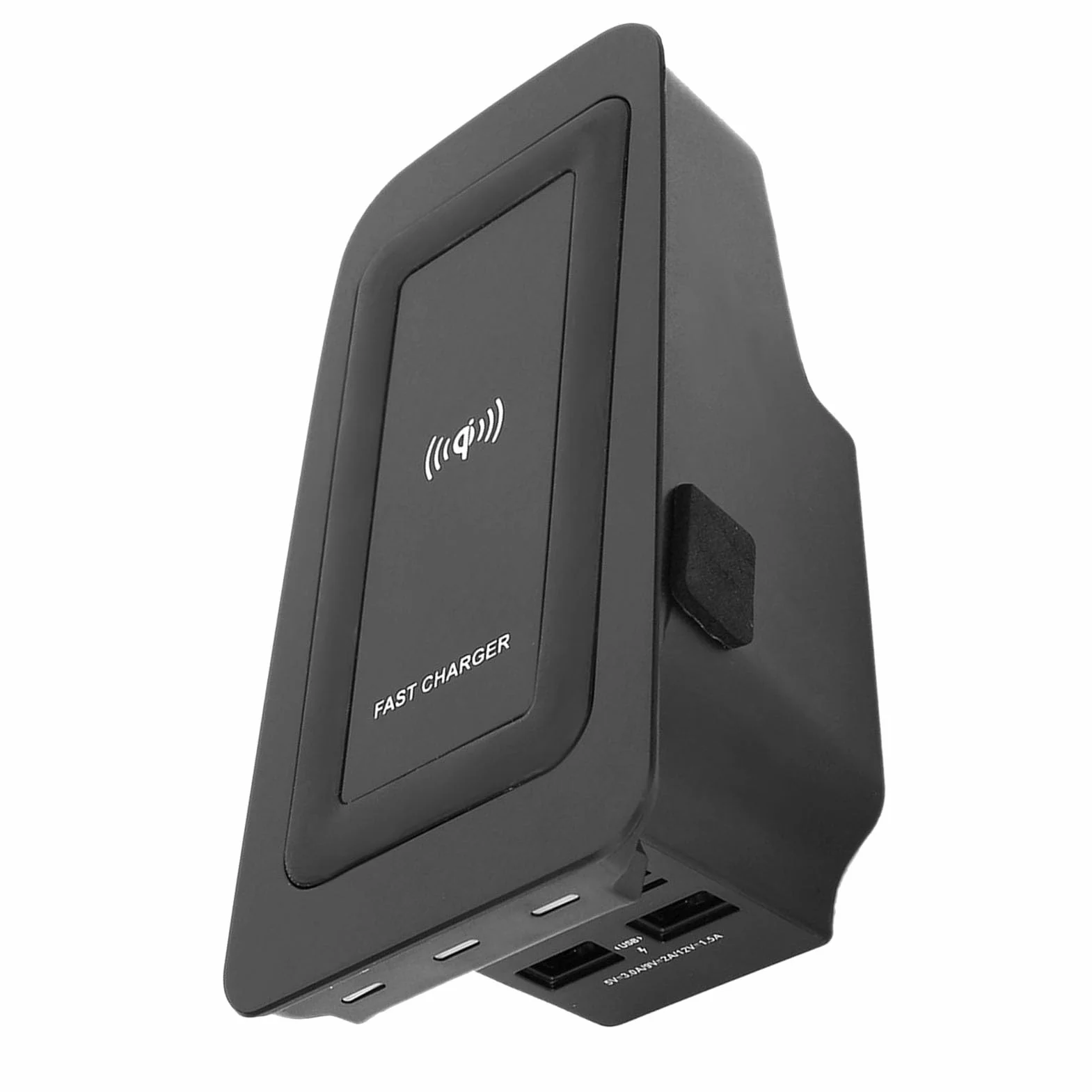 Bezprzewodowa ładowarka Samochodowa 15W, ładowarka Indukcyjna, Szybka ładowarka do Telefonu, Podkładka z ochroną przeciwprzepięciową, Konsola środkowa Panel Akcesoriów Pasuje do
