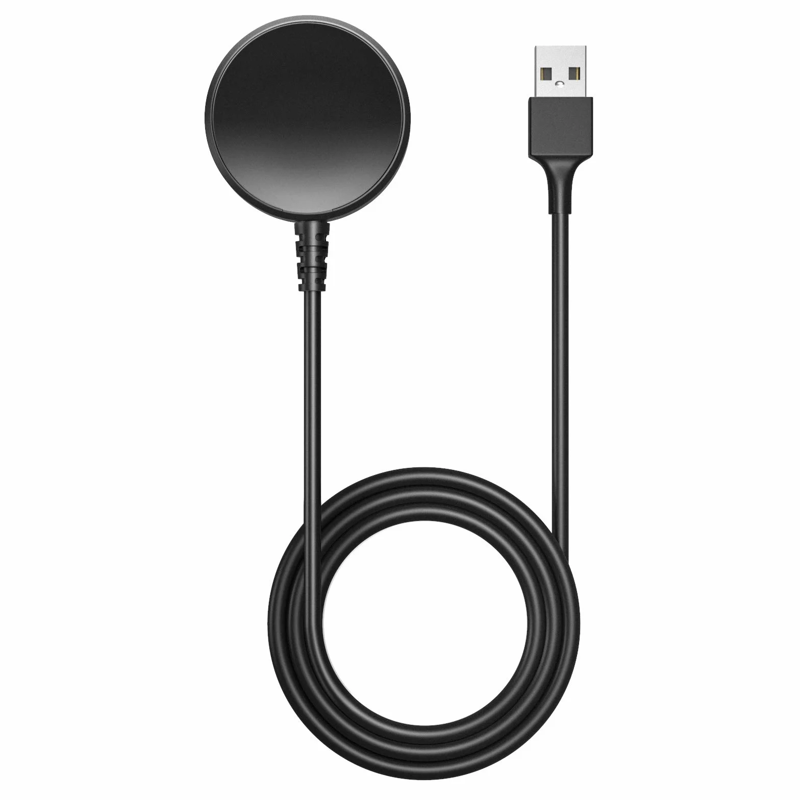 MoKo Ładowarka kompatybilna z Samsung Galaxy Watch Ultra/Watch 7/Watch FE/Watch 6/6 Classic/Watch 5/5 Pro/4/4 Classic/3/Watch Active 2/1, magnetyczna stacja dokująca do ładowania z kablem USB 1M, B