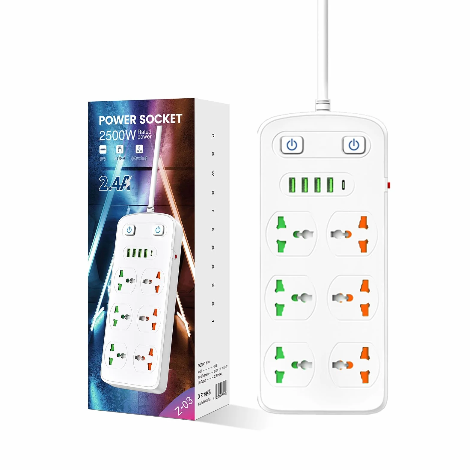 Uniwersalna taśma zasilająca z portem USB C