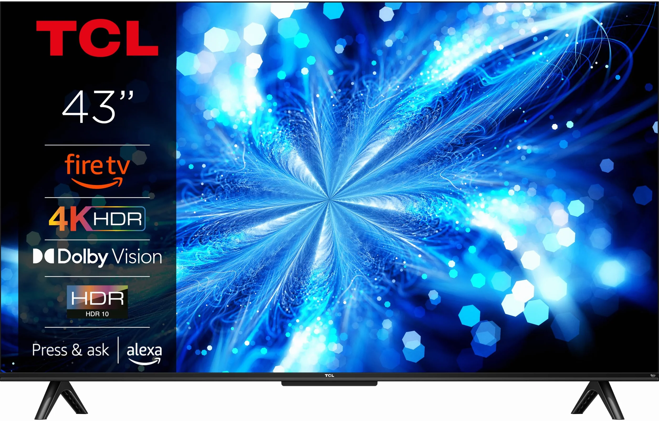 TCL Telewizor 4K HDR 43PF650 Fire TV