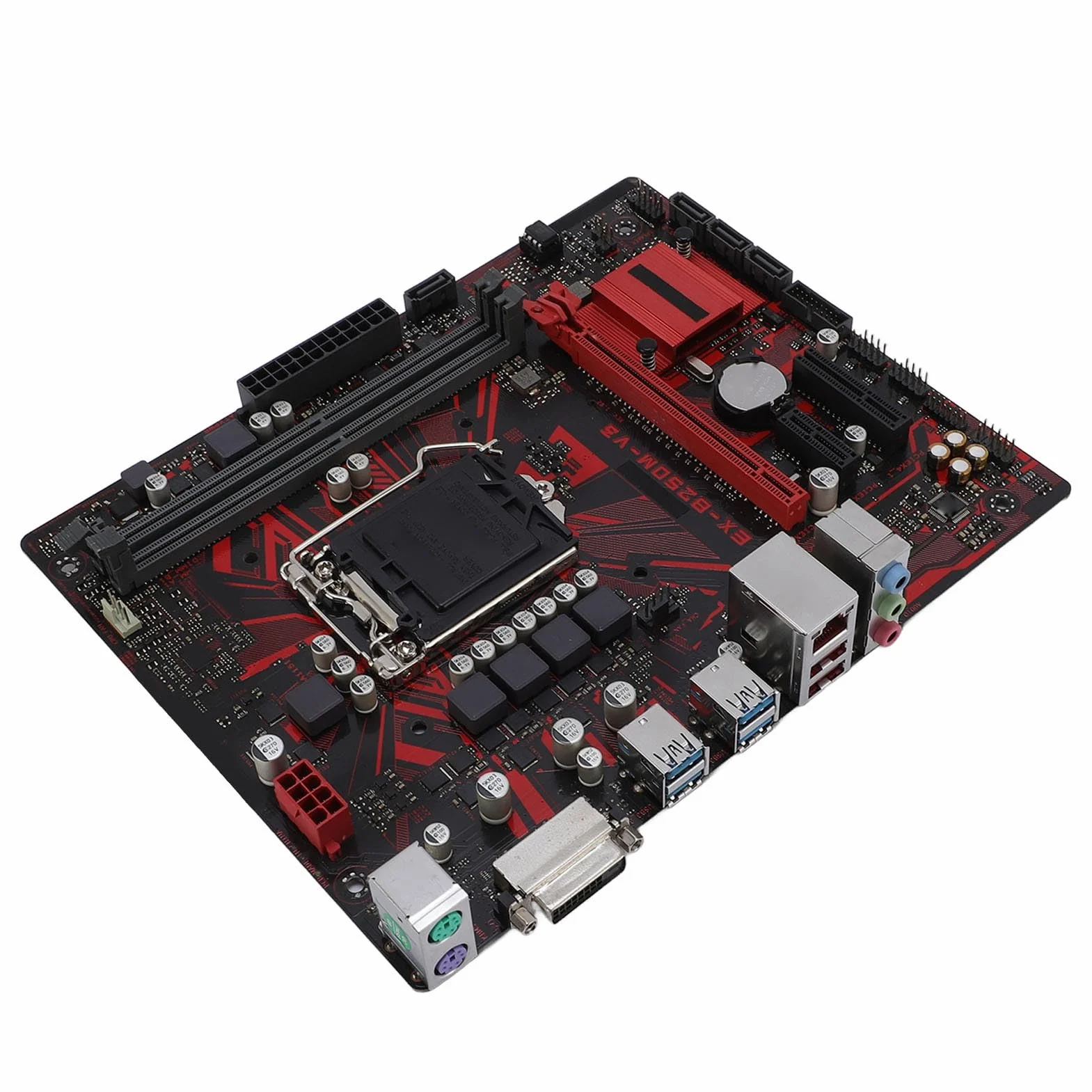 EX-B250M-V3 M-ATX Pulpitowa Płyta Główna z obsługą DDR4 2400 MHz, kompatybilność LGA 1151 dla Rdzenia 7./6. Generacji I7/I5/I3, PCI E 3.0 Gniazda Ekspansji i Wyjście DVI