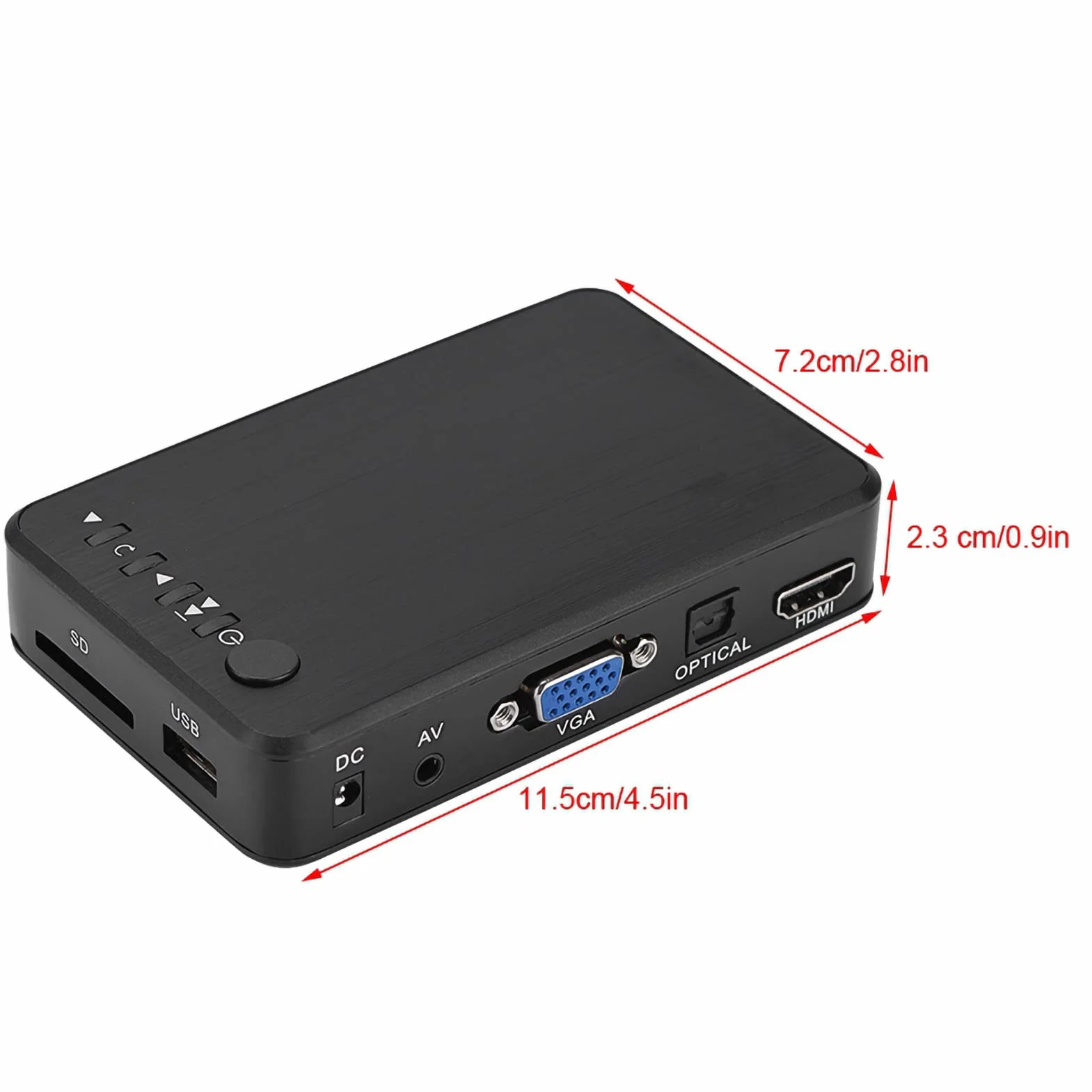 Odtwarzacz Multimedialny TV, Uniwersalny Odtwarzacz Multimedialny HDMI na kartę SD na Dysk Twardy na Dysk USB (Wtyczka UE)