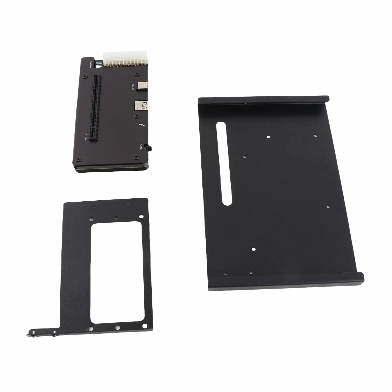 Naroote Stacja Dokująca Karty Graficznej, Zewnętrzna Stacja Dokująca GPU, z Gniazdem PCIE 16X dla 3 4 USB4, Pasująca do Karty Dźwiękowej PCIE SSD Serii RX 10G NIC
