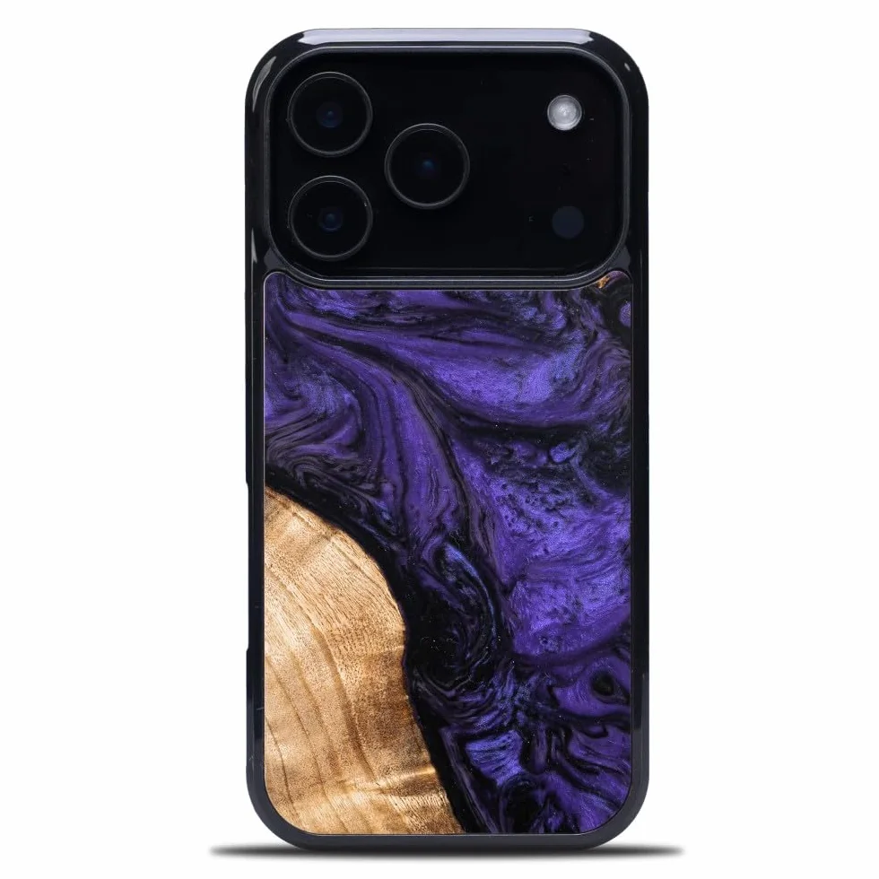 Unikalne etui kompatybilne z iPhone 17 Pro - fioletowe