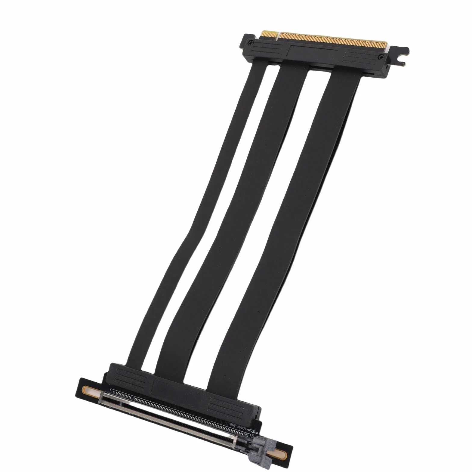 Kąt Kątowy PCIE 5.0 X16 Kabel, Strata Przeciwgiężna -Pllug i Play PCIE 5.0 X16 Kabel Pionowy do Materiałów Komputerowych (20 cm)