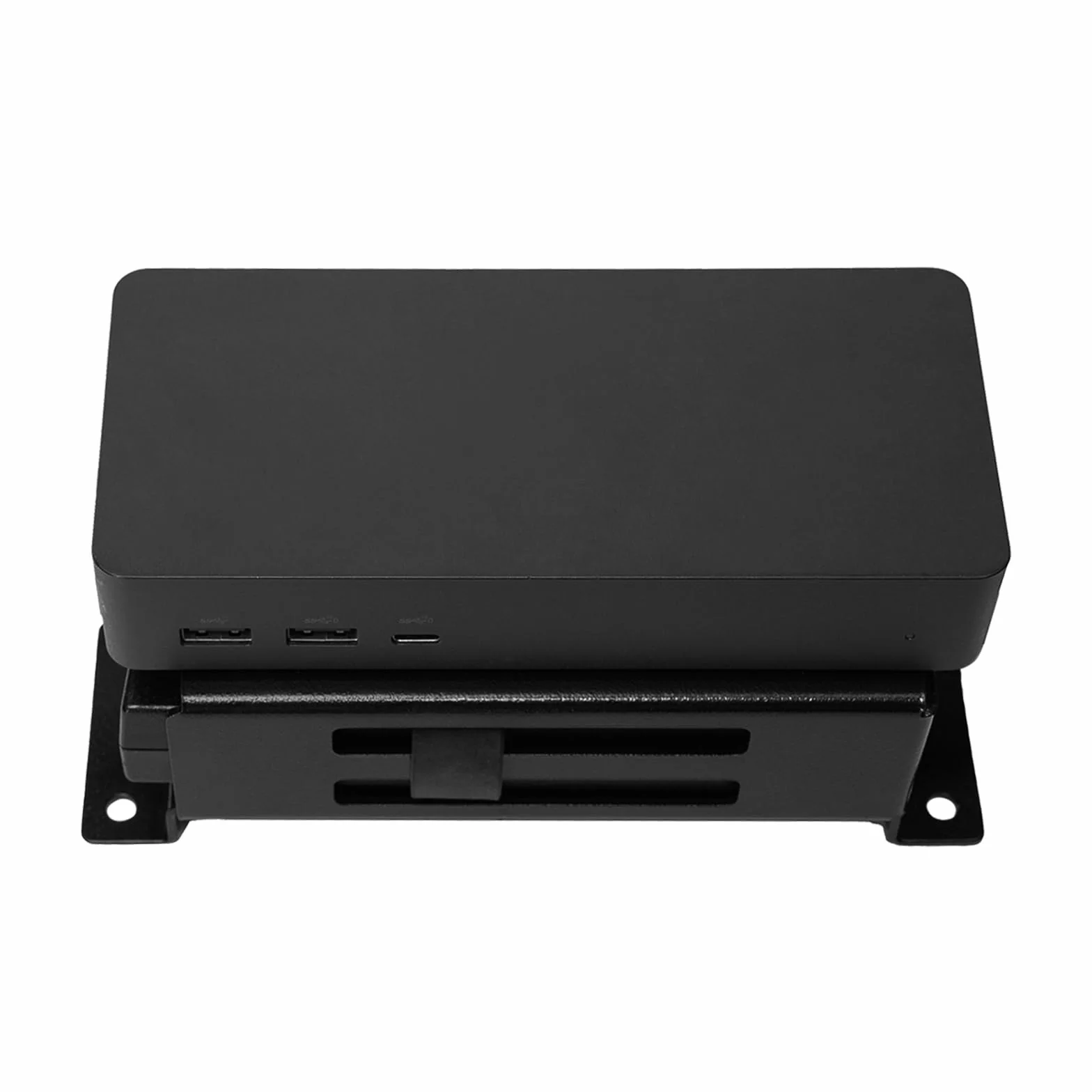 shinar Uchwyt ścienny pod szafkę,stojak z metalu,pod biurko kompatybilny z Dell(Docking Station) stacjami dokującymi(UD22/WD19/WD19S/WD22TB4/WD19TBS/WD25/SD25),opaski kablowe