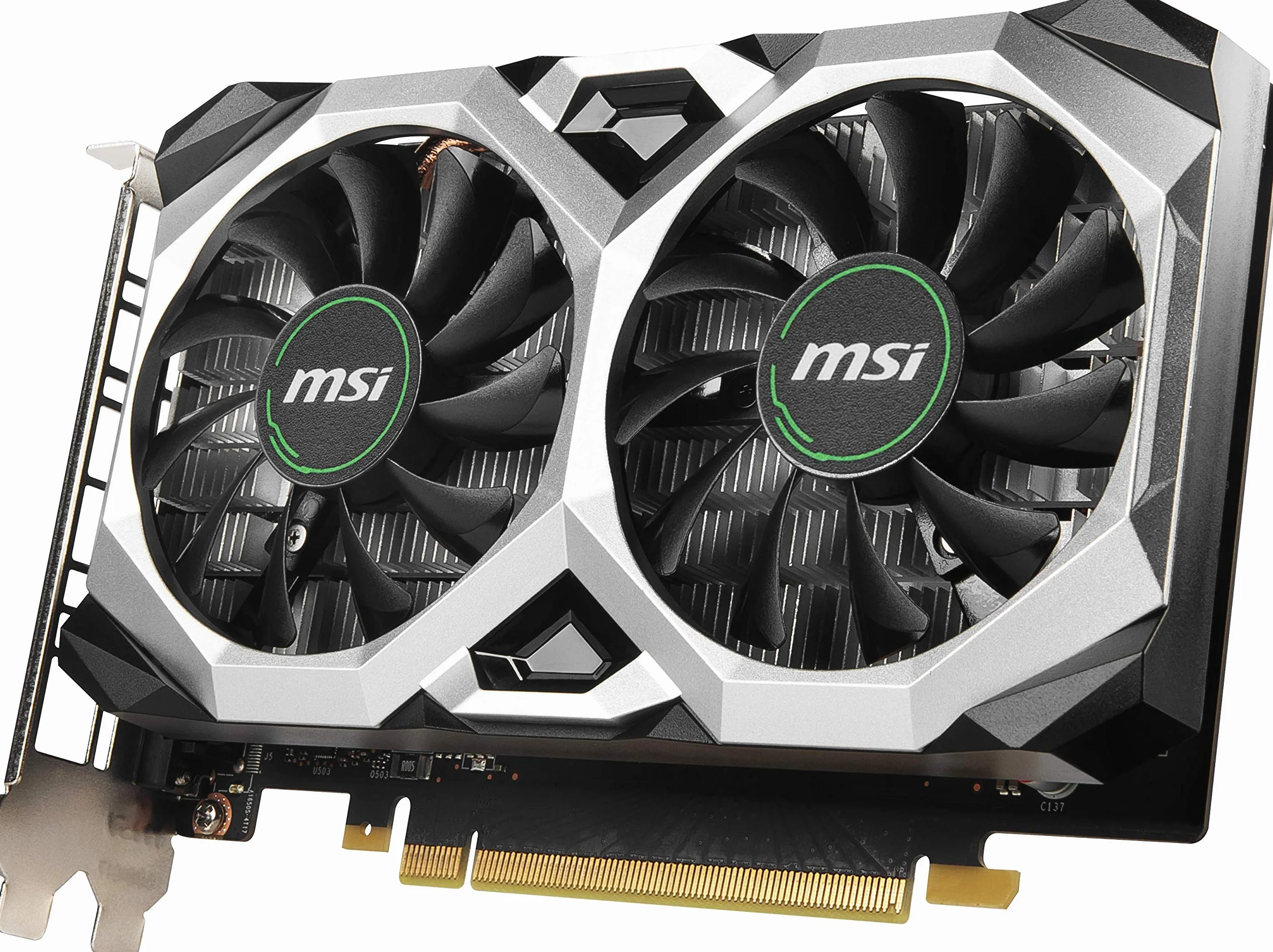 MSI Karta graficzna GeForce GTX 1650 D6 VENTUS XS OCV2 '4 GB GDDR6, 1620 MHz, 128-bitowy, PCI Express x16 Gen 3, DisplayPort, HDMI, DVI-D, system chłodzenia Dual Fan Cooling'