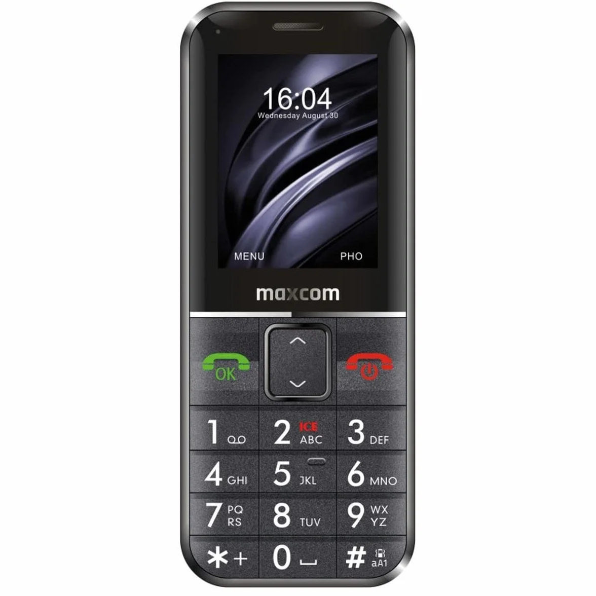 Maxcom - Senior Maxcom MM735bb SOS telefon komórkowy z bezprzewodową wodoodporną bransoletką SOS