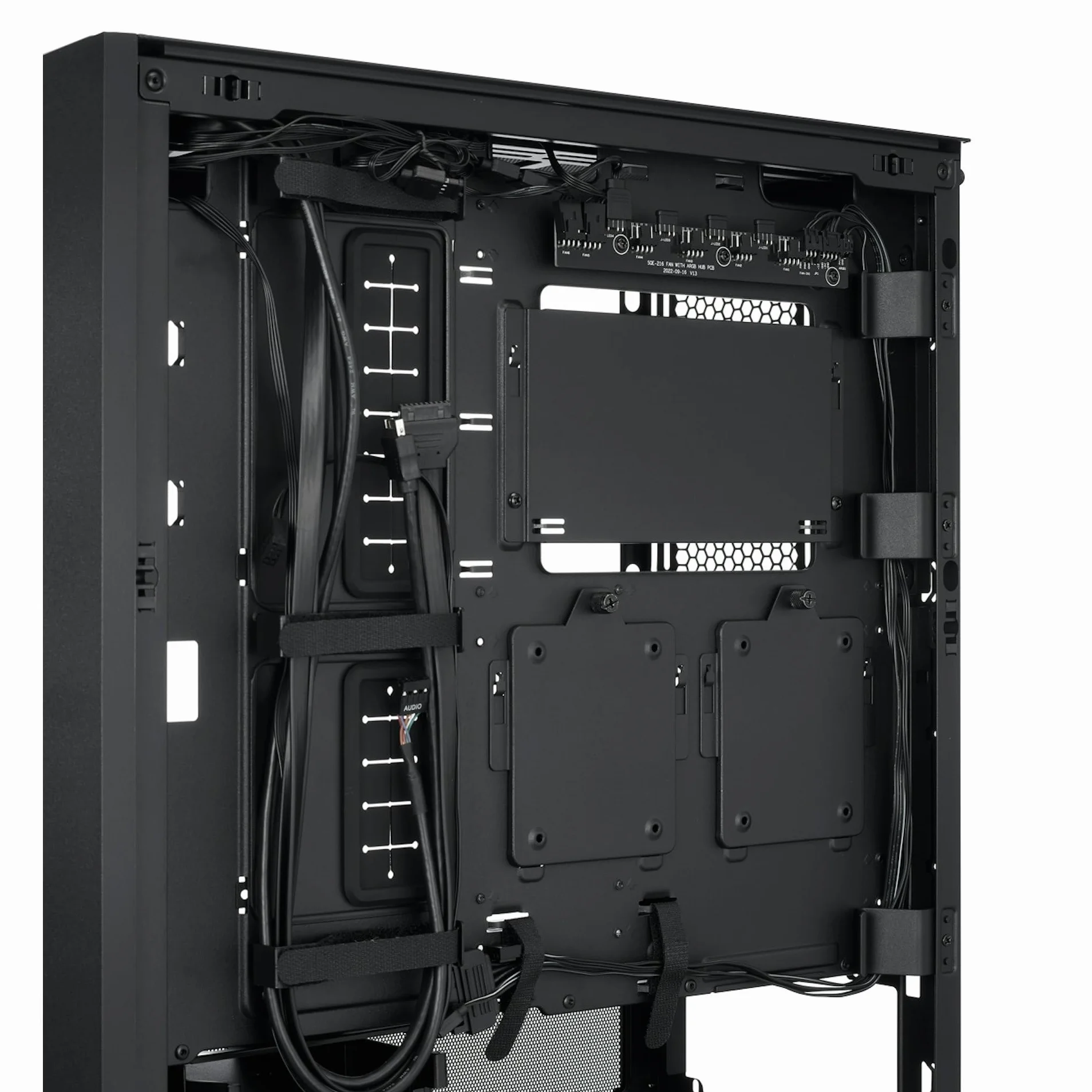Lian-Li Lancool 216 RGB czarna stal/hartowane szkło ATX Mid Tower obudowa komputera, 2 x wentylatory ARGB 160 mm w zestawie – LANCOOL 216RX czarna